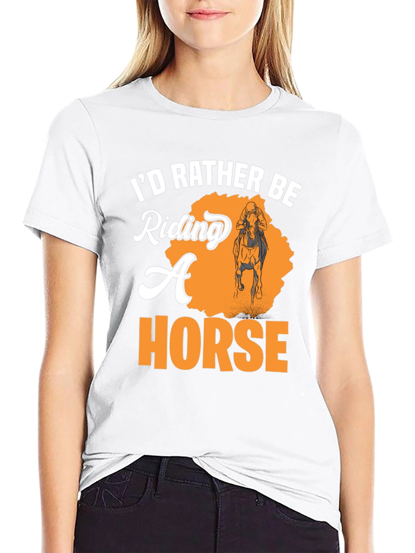 Id Rather Be Riding A Horse T-Shirt