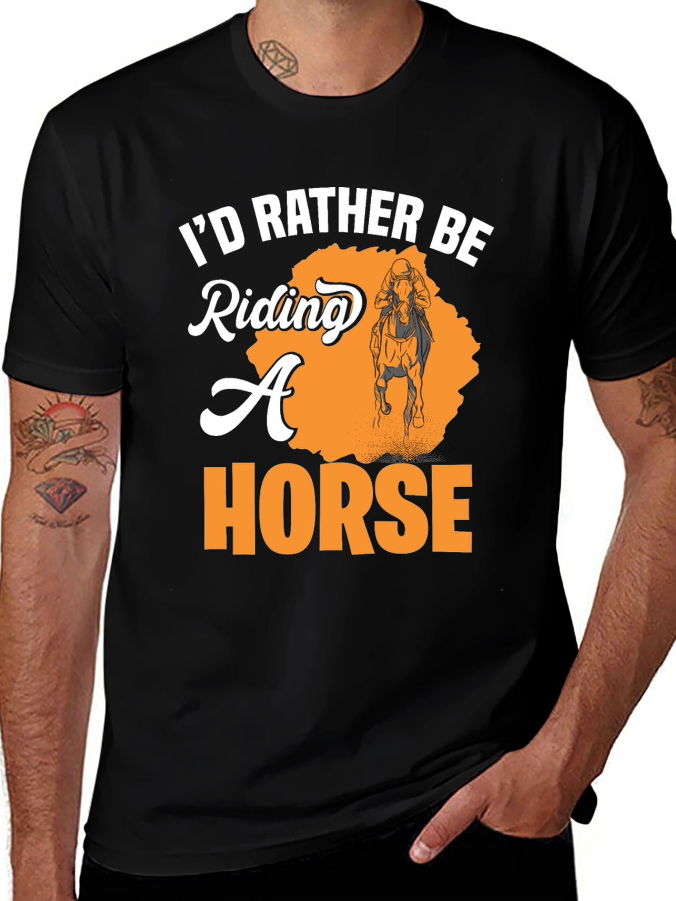 Id Rather Be Riding A Horse T-Shirt