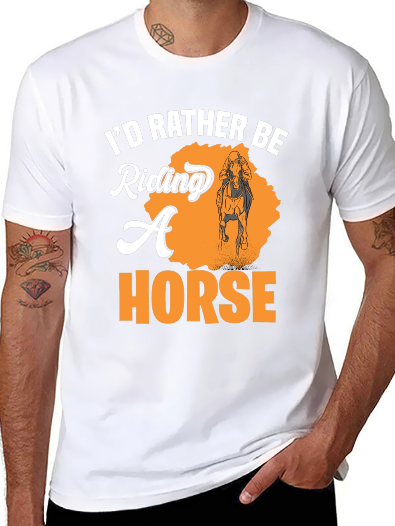 Id Rather Be Riding A Horse T-Shirt