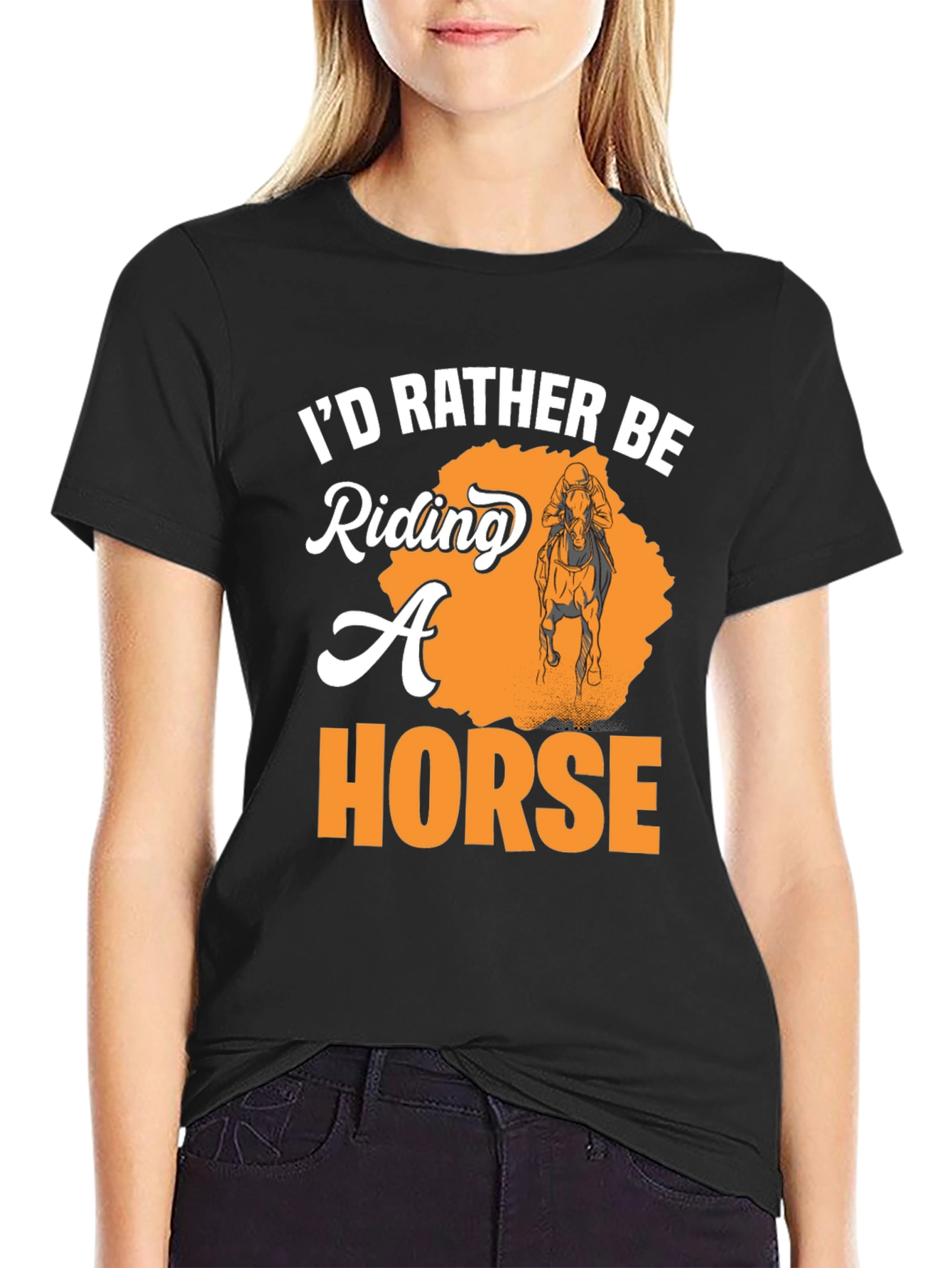 Id Rather Be Riding A Horse T-Shirt