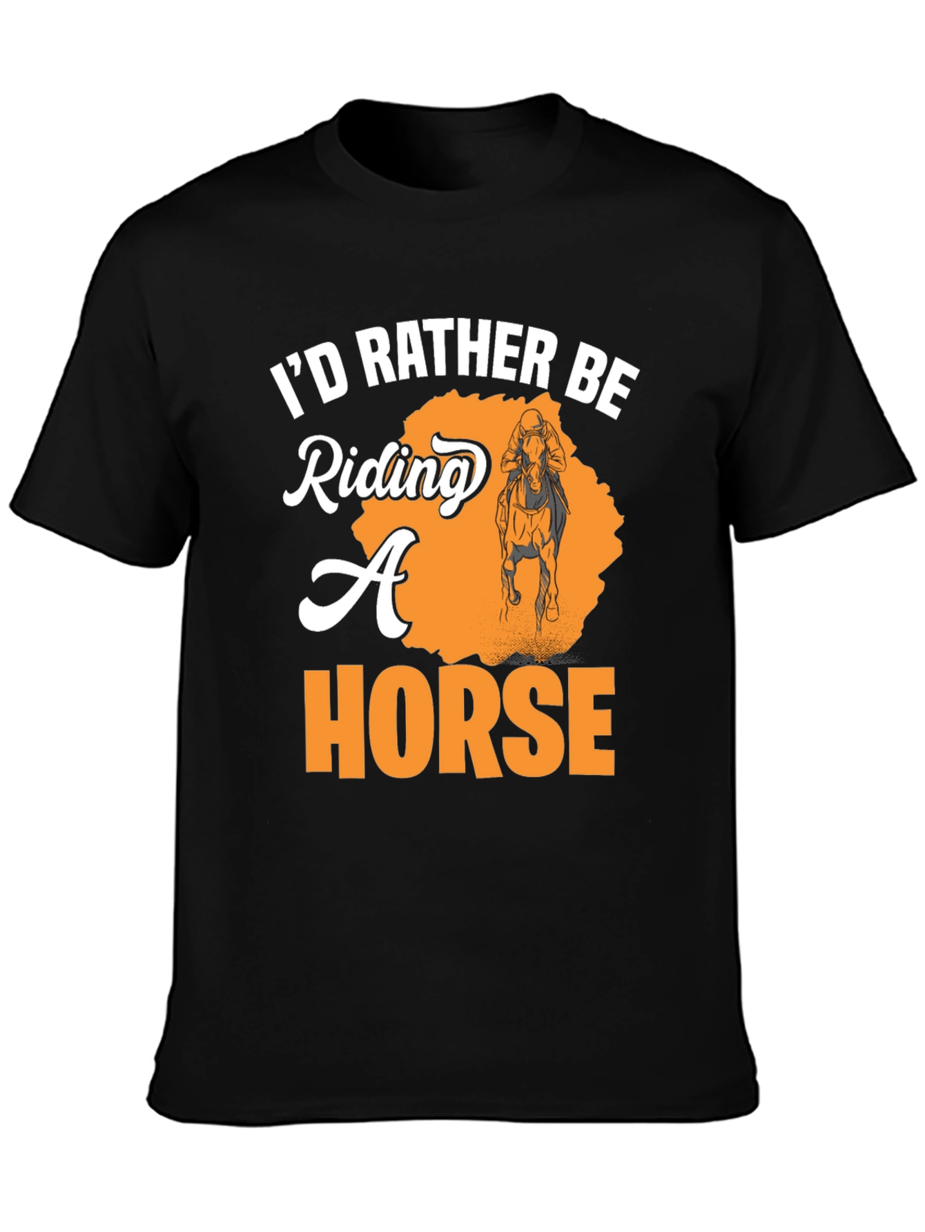 Id Rather Be Riding A Horse T-Shirt