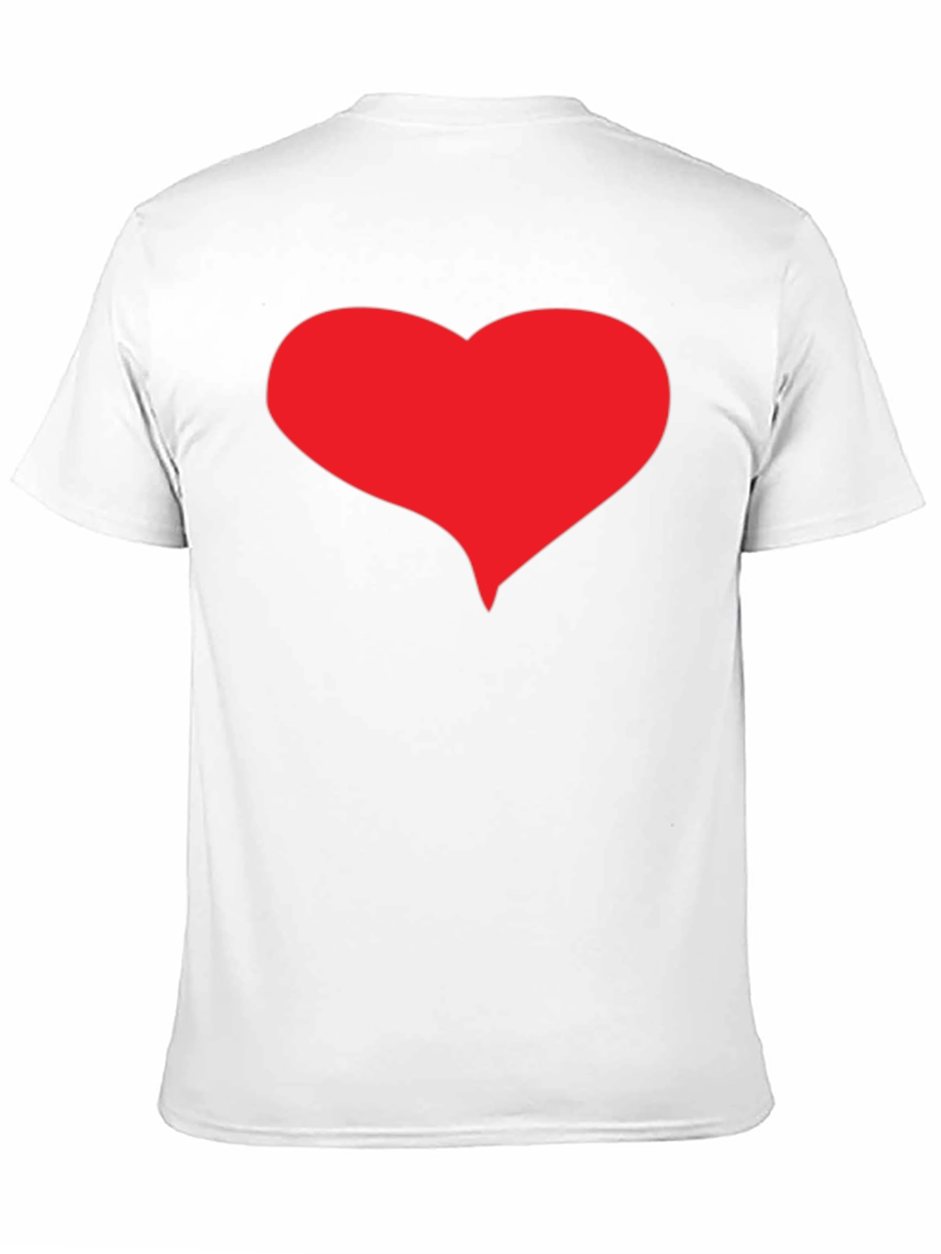 Red Heart Graphic Black T-Shirt