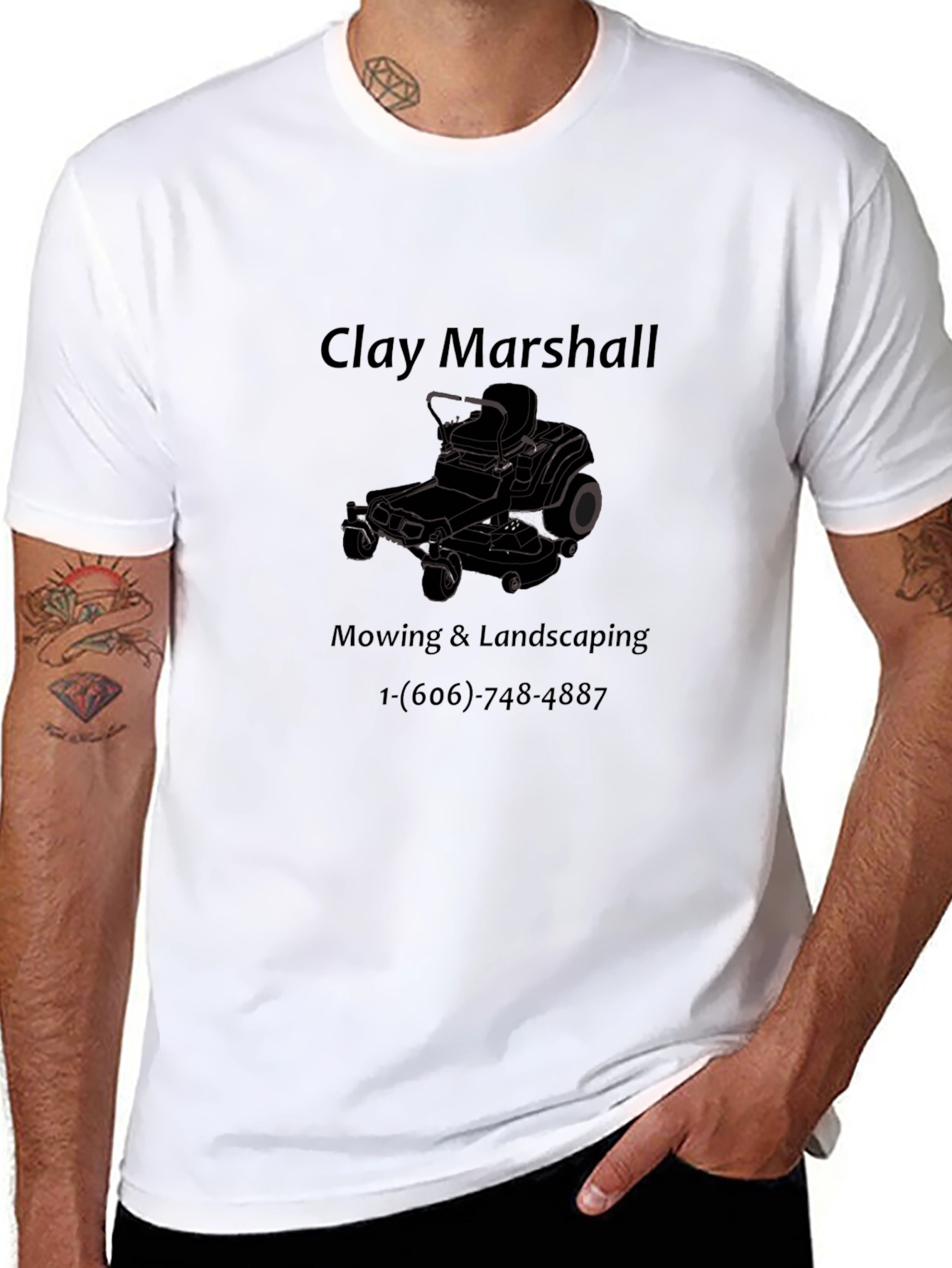 Clay Marshall Mowing & Landscaping T-Shirt