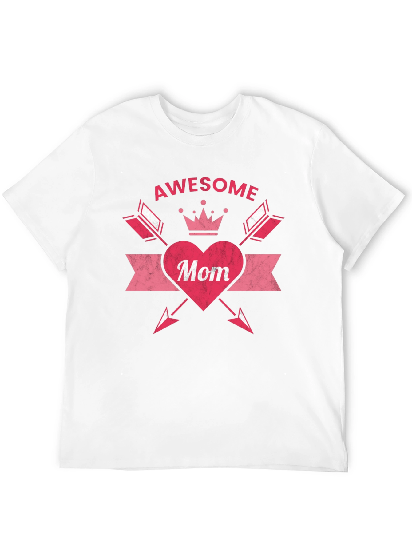 Awesome Mom Graphic T-Shirt - Black Cotton Tee