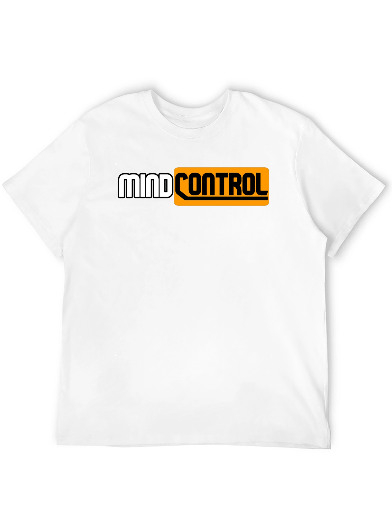 Mind Control Graphic Tee - Black Cotton T-Shirt