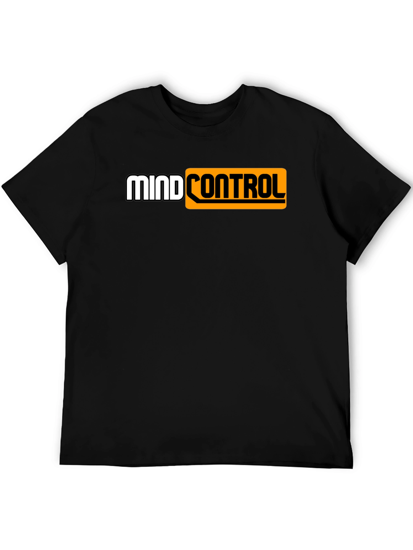 Mind Control Graphic Tee - Black Cotton T-Shirt