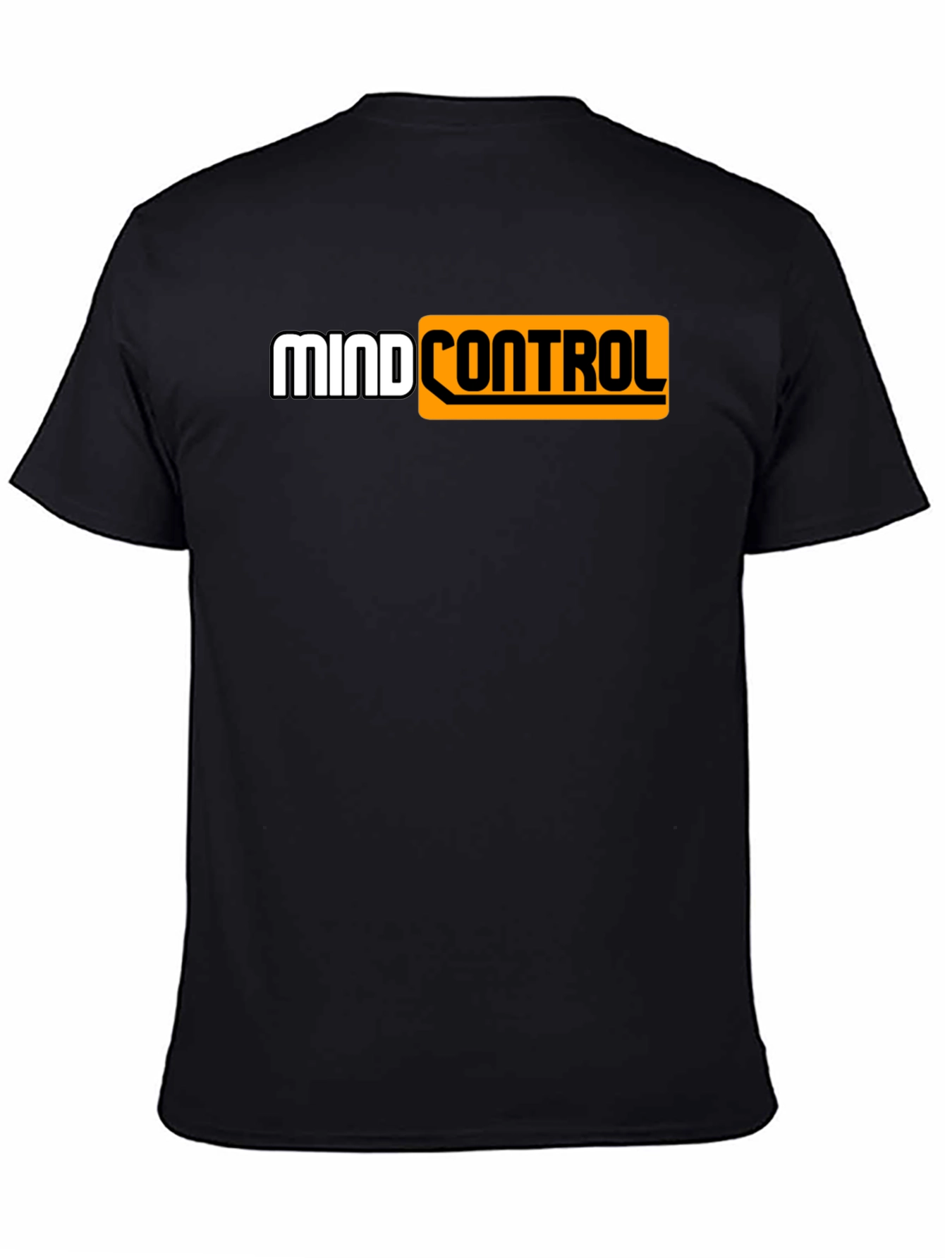 Mind Control Graphic Tee - Black Cotton T-Shirt