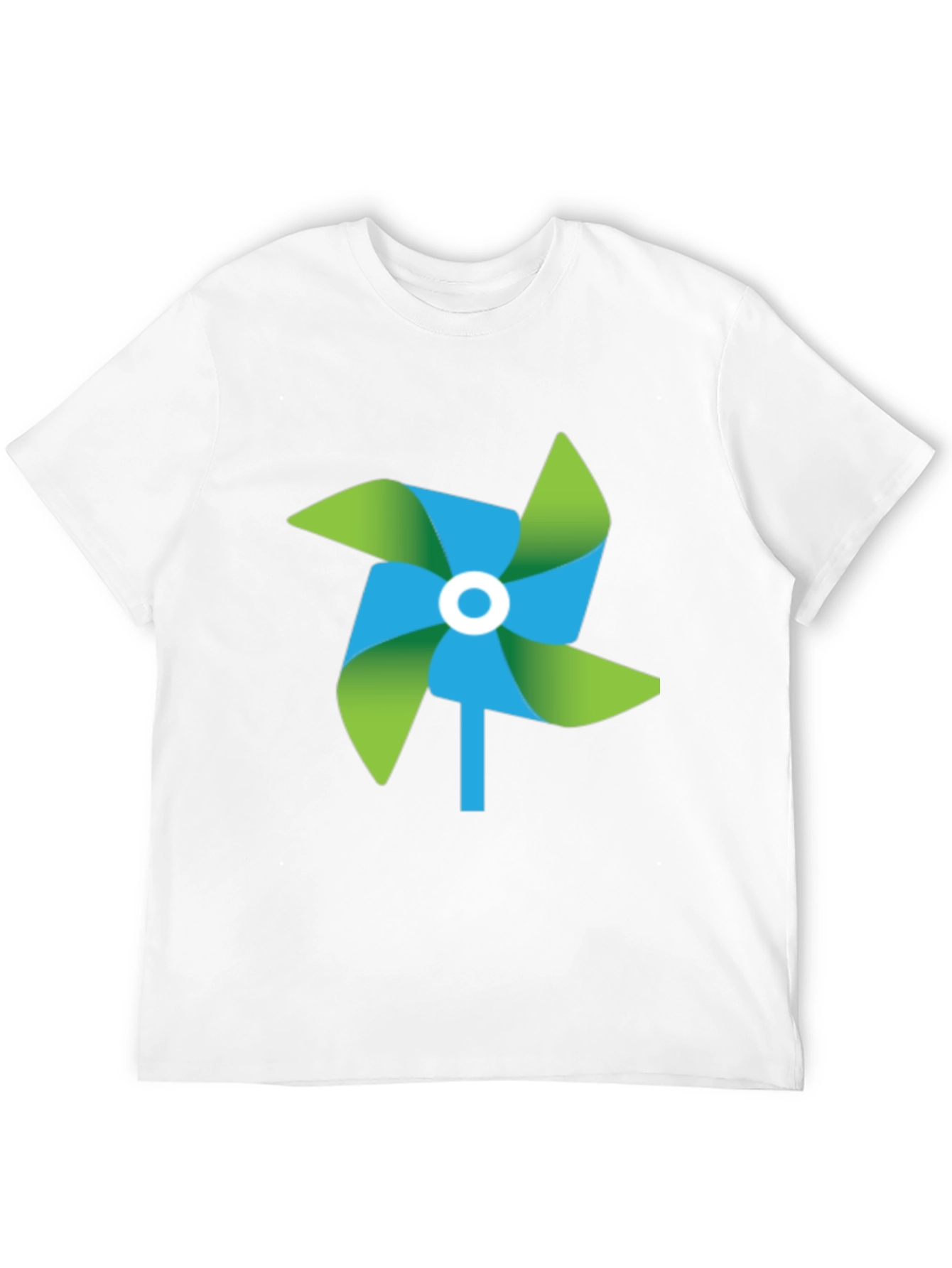 Pinwheel Graphic Black T-Shirt