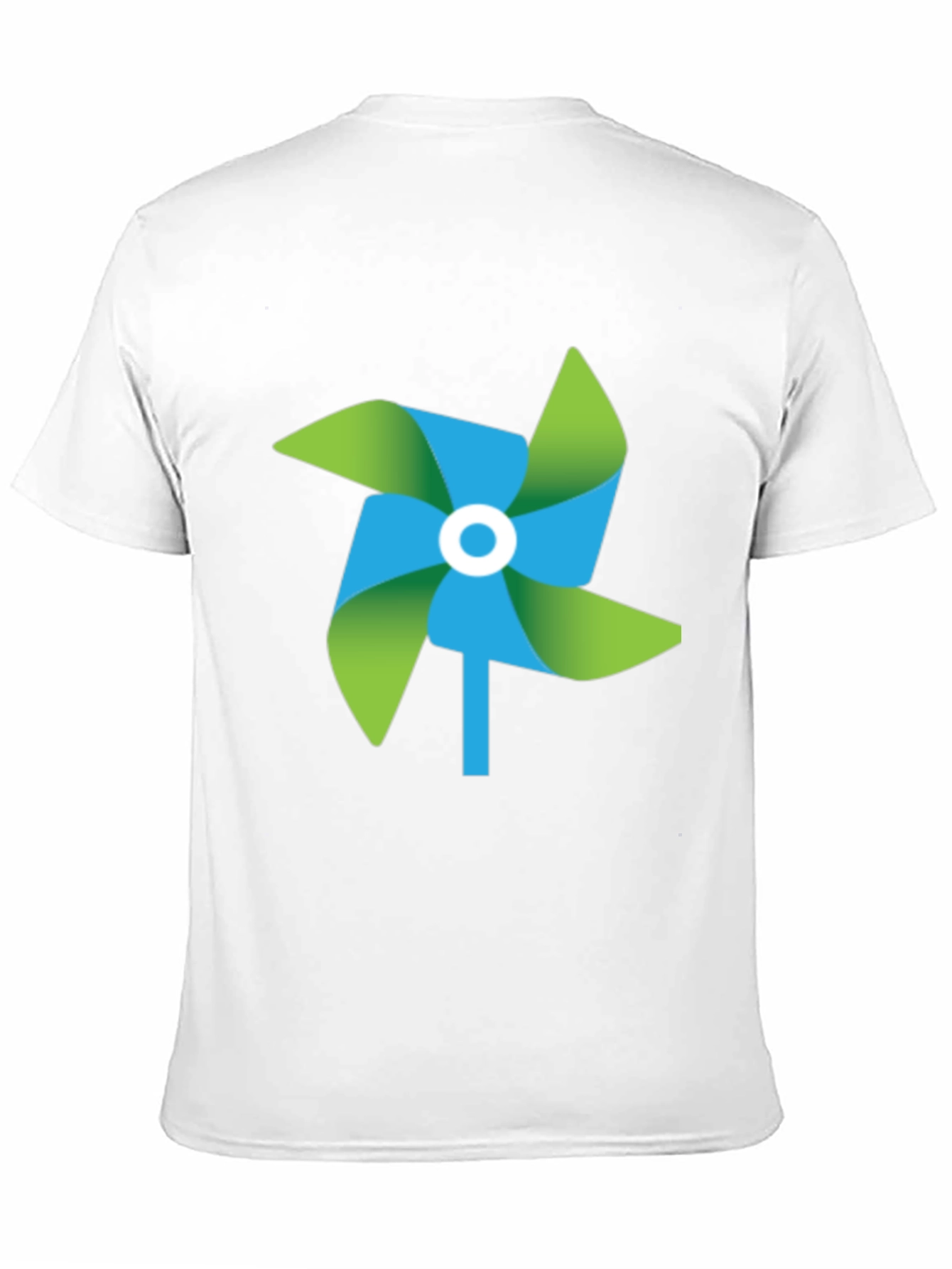 Pinwheel Graphic Black T-Shirt