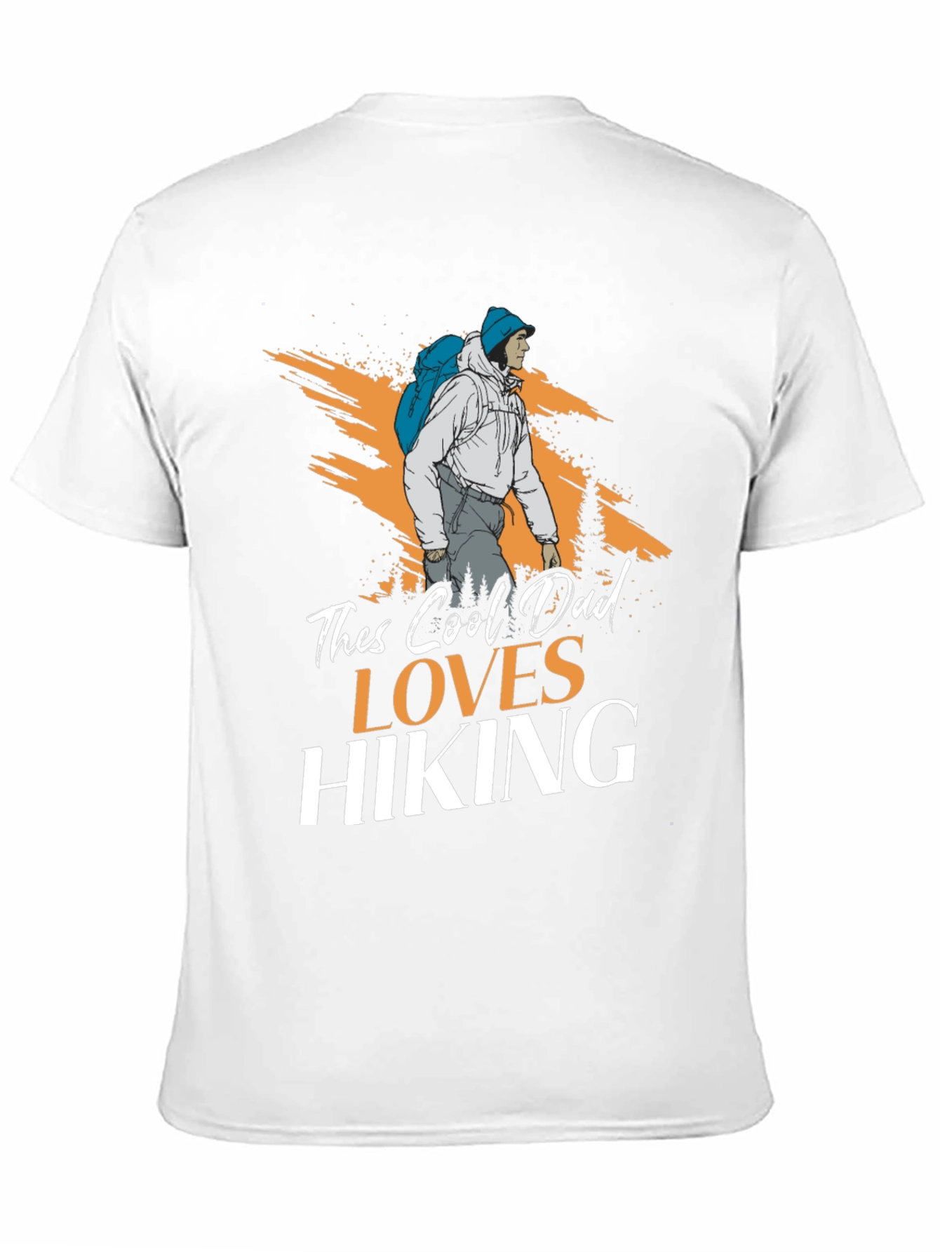 Cool Dad Loves Hiking T-Shirt