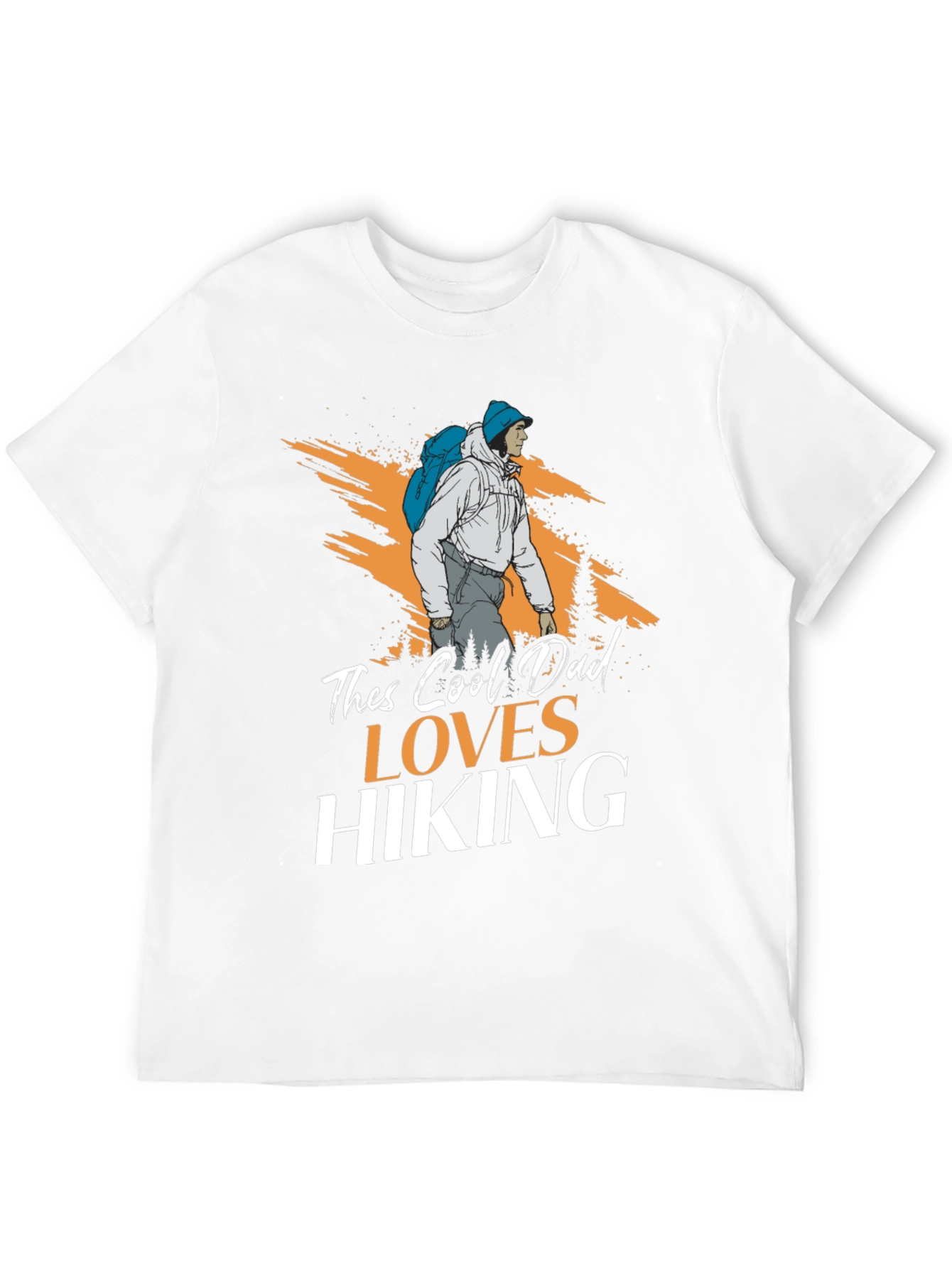 Cool Dad Loves Hiking T-Shirt