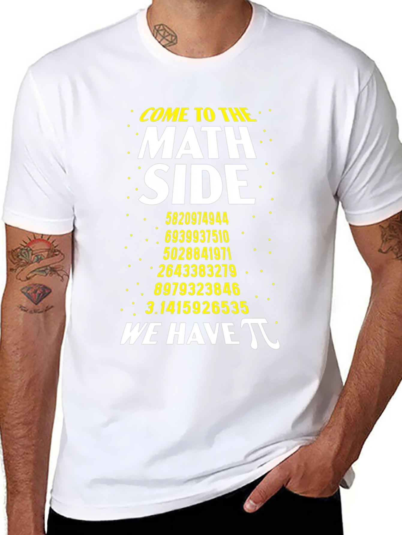 Come to the Math Side Pi Humor T-Shirt