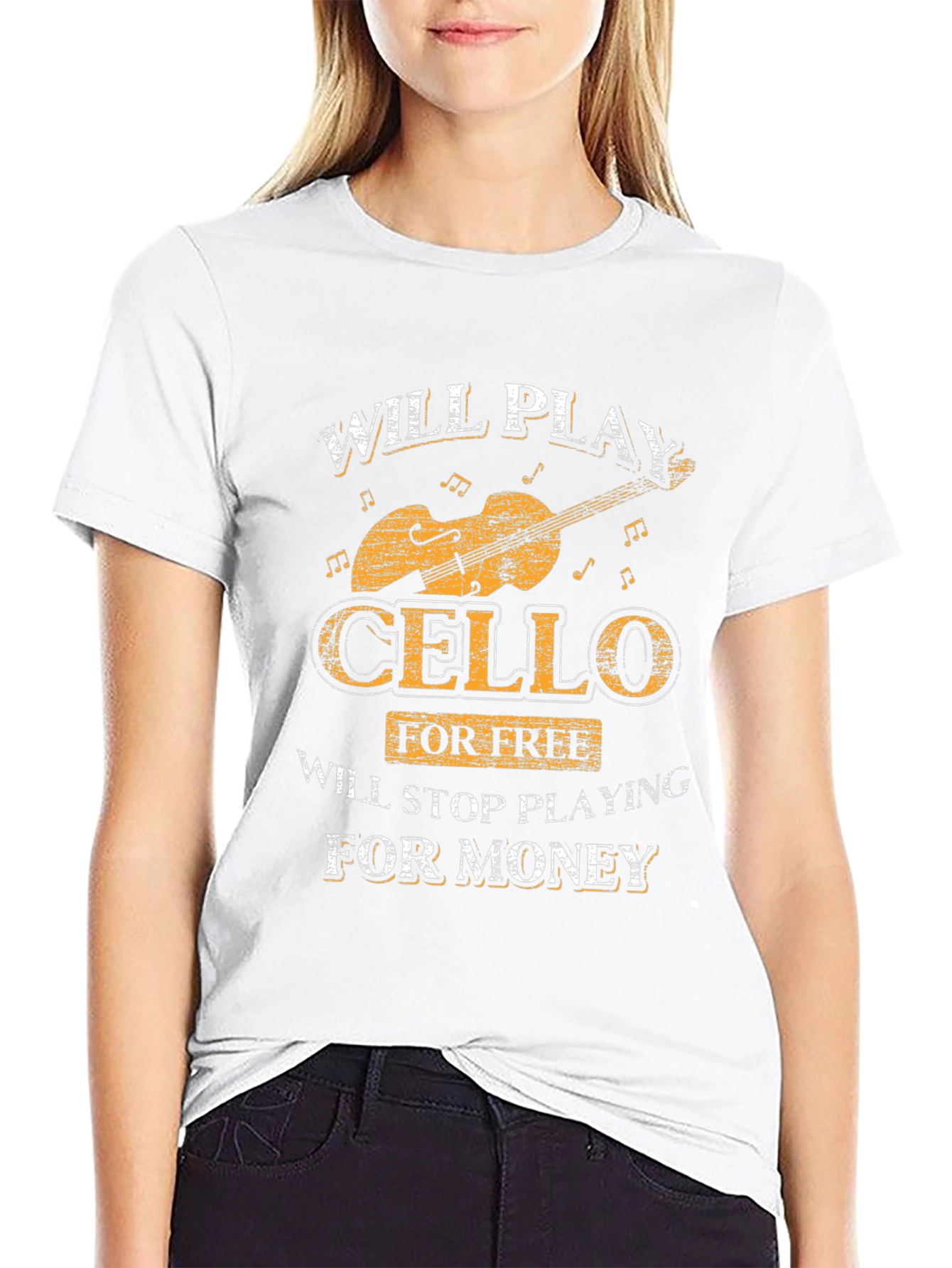 Will Play Cello For Free Funny Music T-Shirt