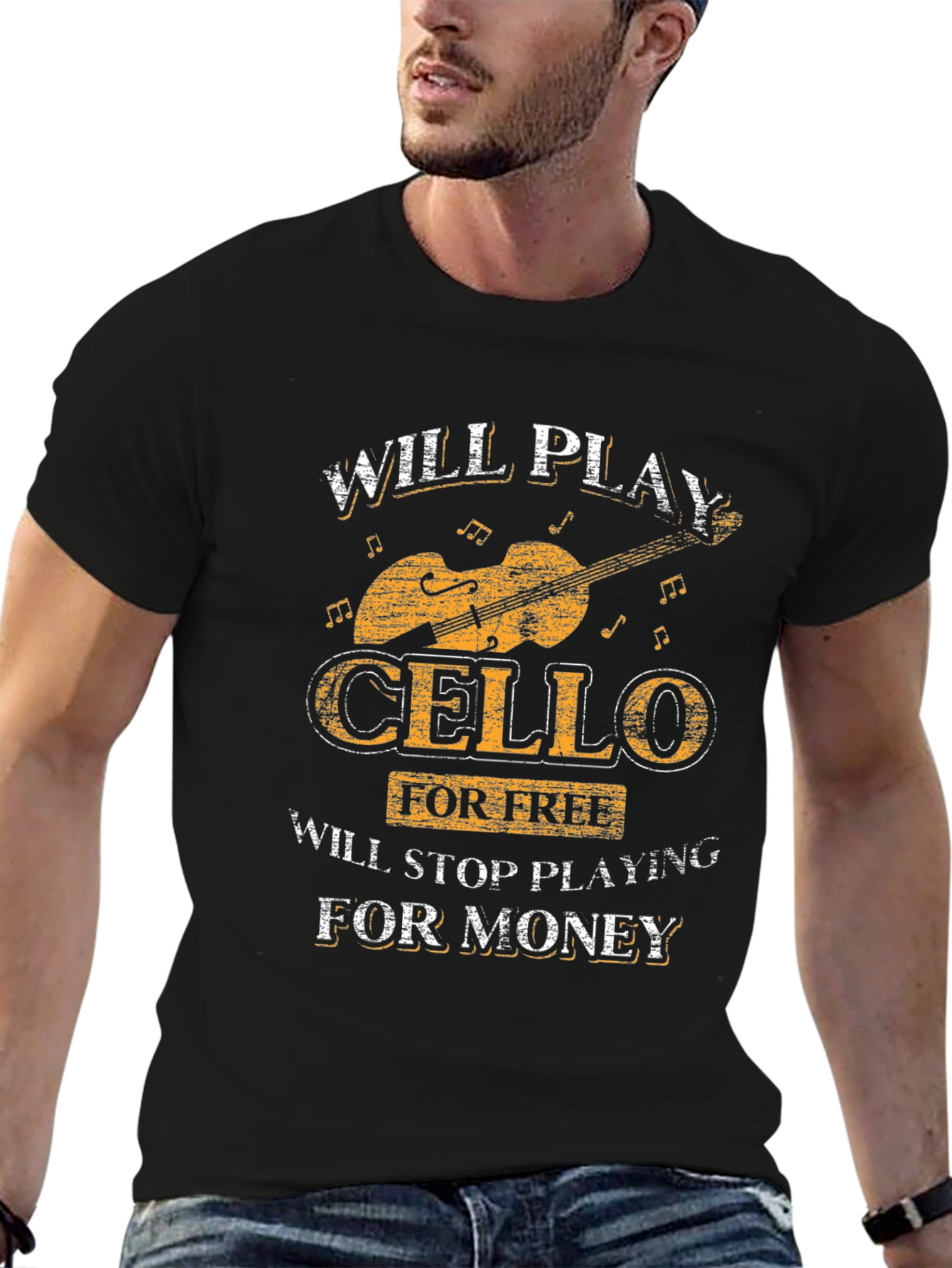 Will Play Cello For Free Funny Music T-Shirt