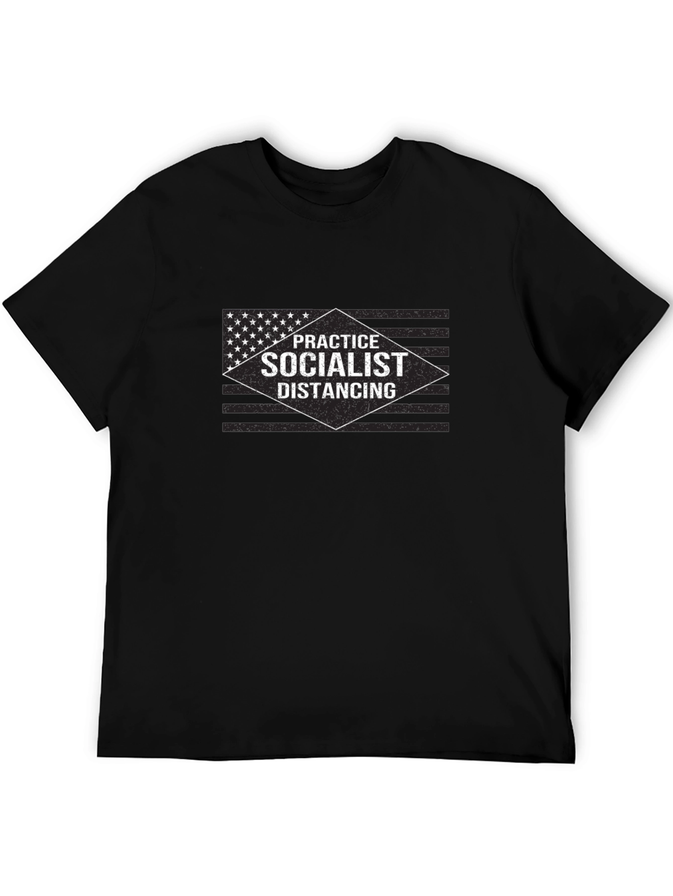 Practice Socialist Distancing Graphic T-Shirt
