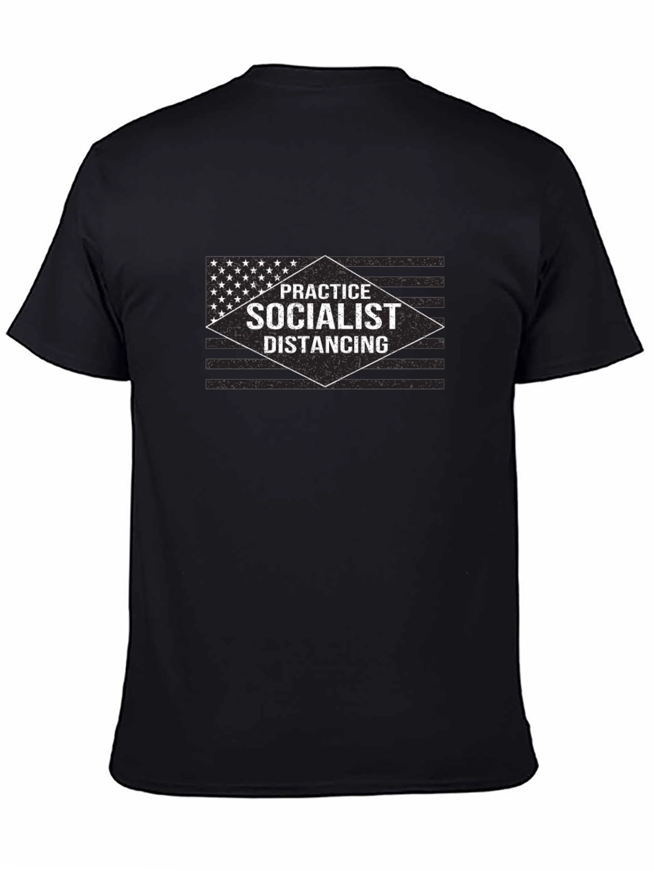 Practice Socialist Distancing Graphic T-Shirt