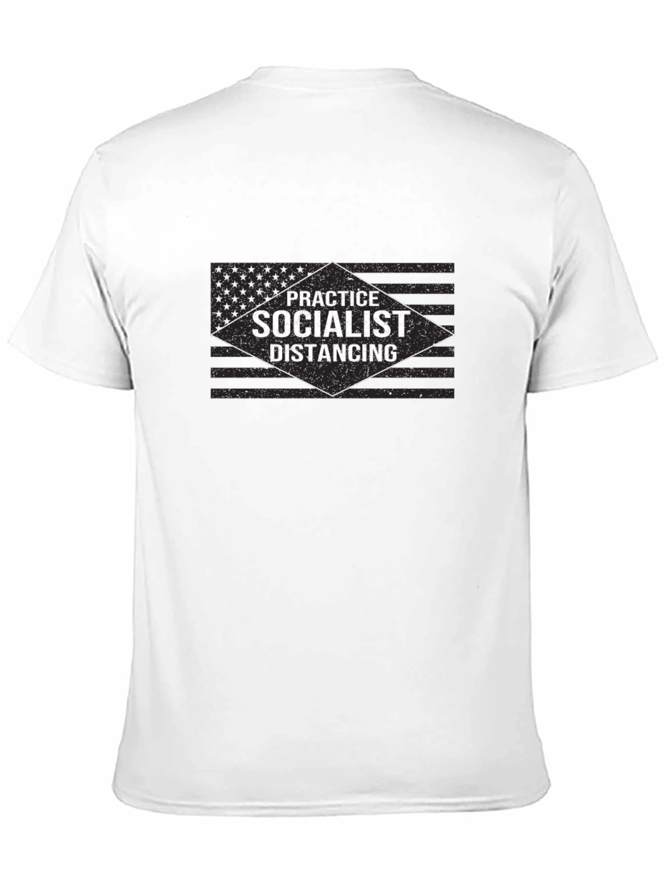 Practice Socialist Distancing Graphic T-Shirt