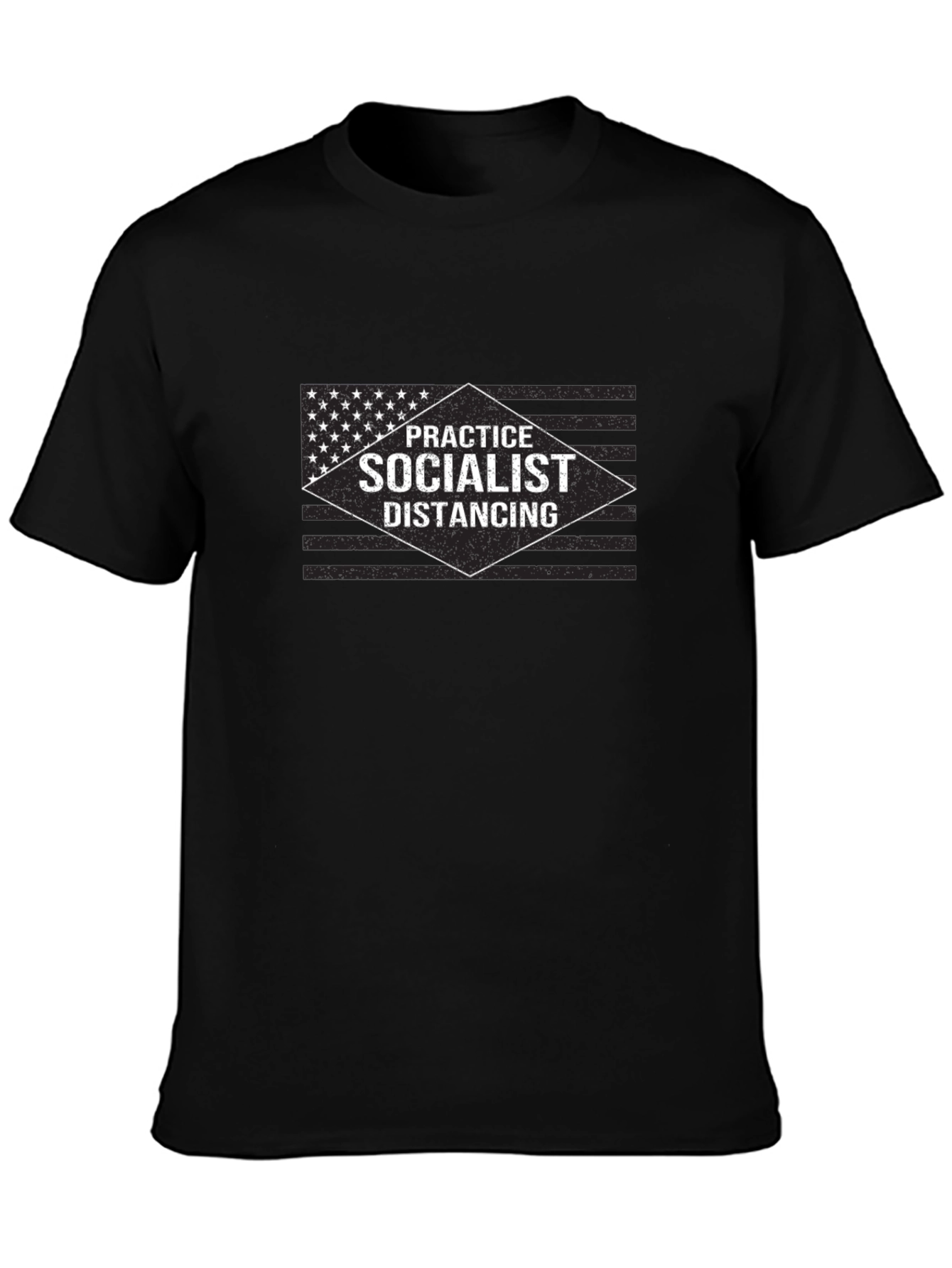 Practice Socialist Distancing Graphic T-Shirt