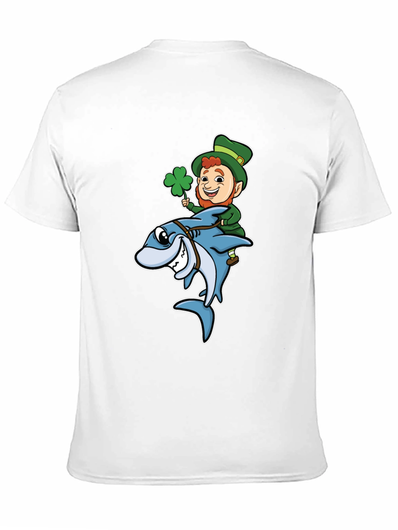 Leprechaun Shark Ride T-Shirt