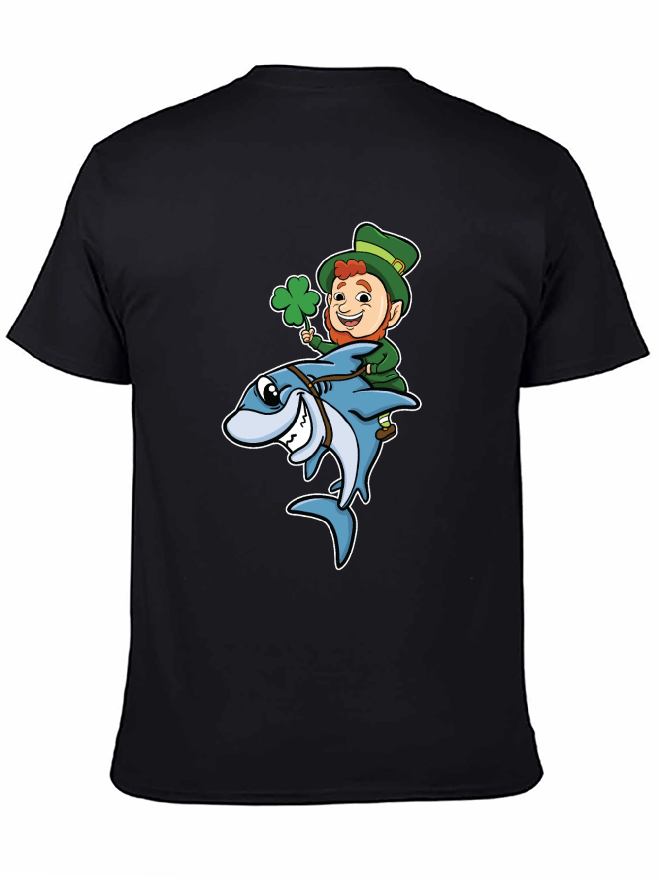 Leprechaun Shark Ride T-Shirt