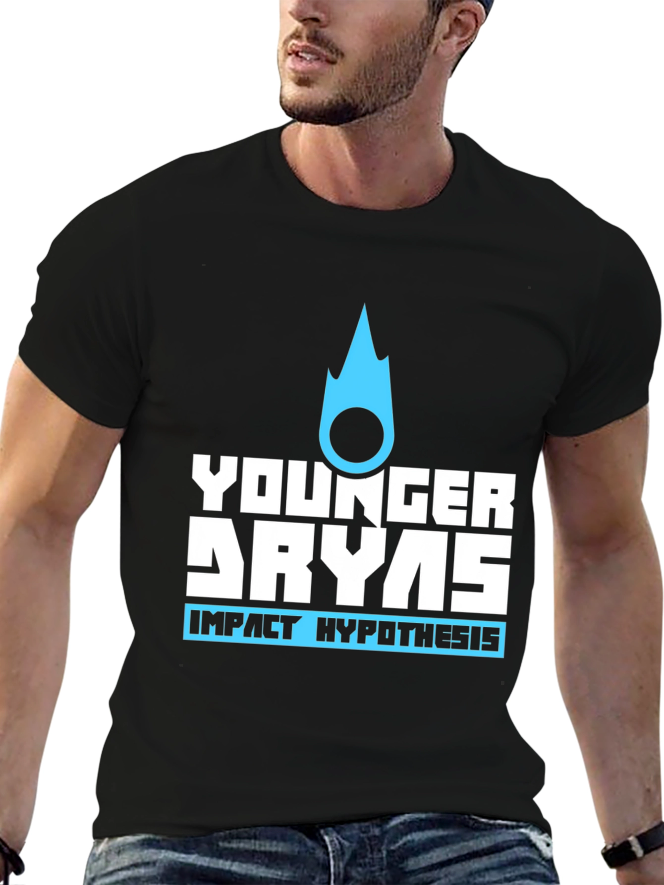 Younger Dryas Impact Hypothesis Graphic Tee - Black