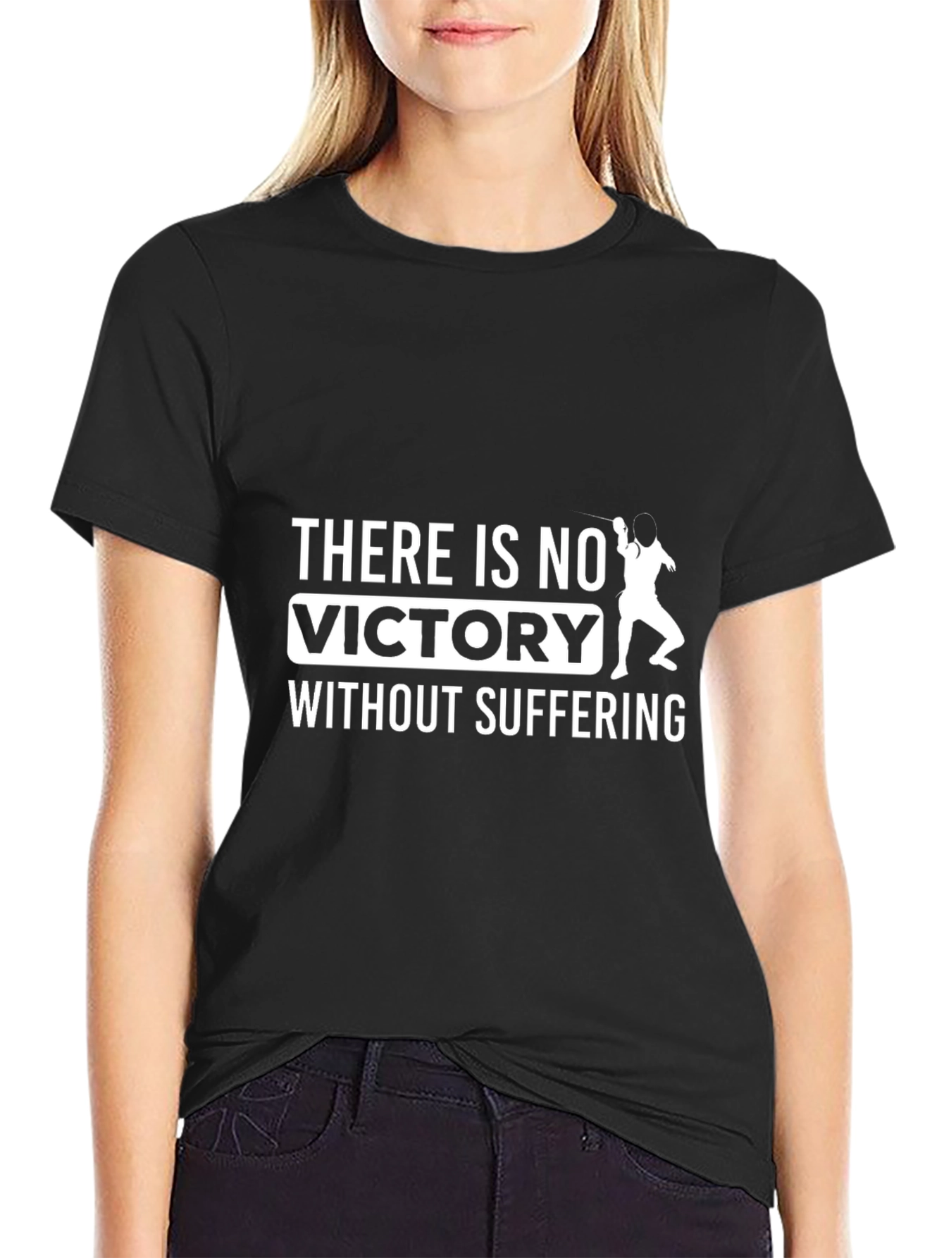 Motivational No Victory Without Suffering T-Shirt