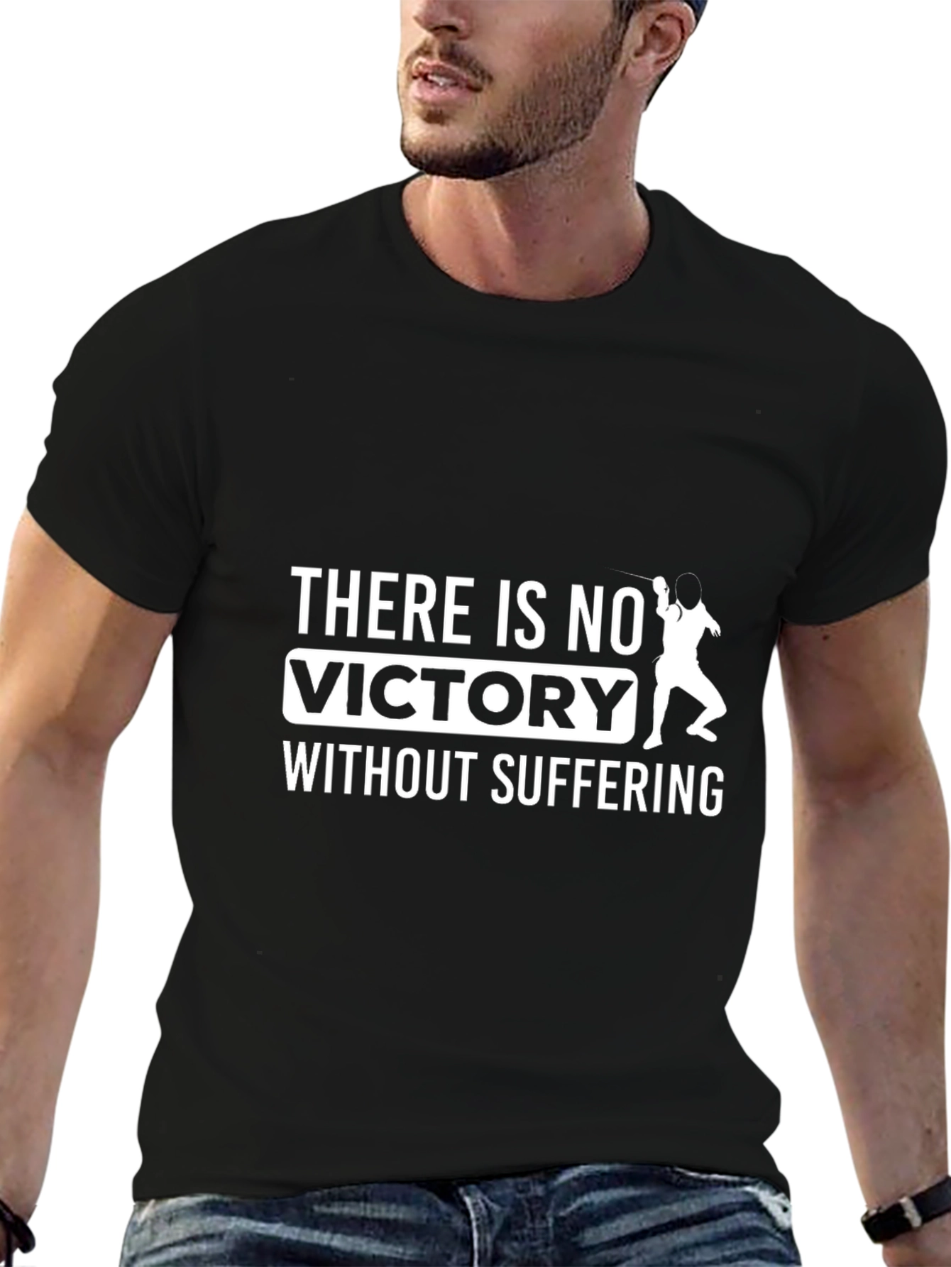 Motivational No Victory Without Suffering T-Shirt
