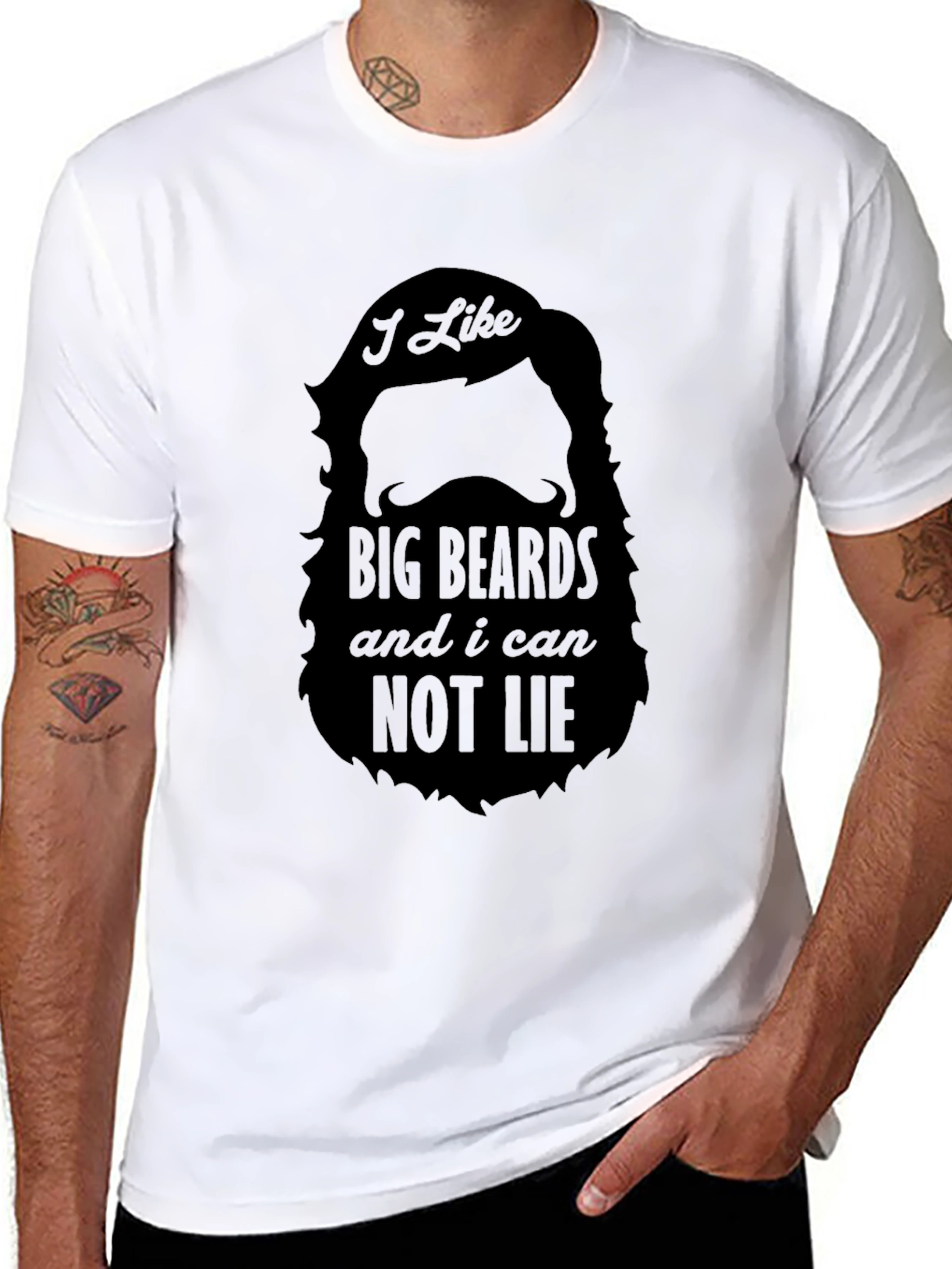 I Like Big Beards T-Shirt - Funny Graphic Tee