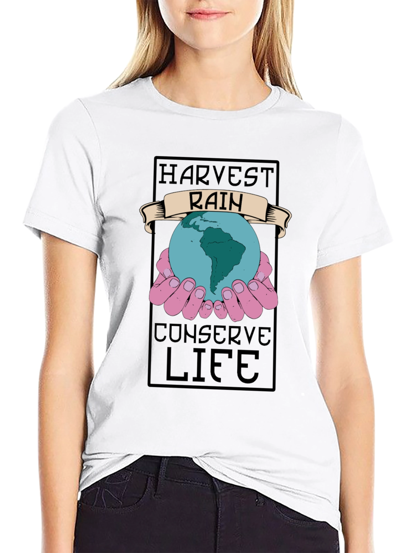 Harvest Rain Conserve Life Graphic Tee