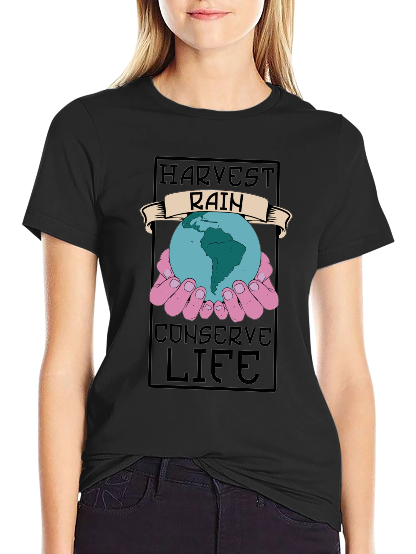 Harvest Rain Conserve Life Graphic Tee