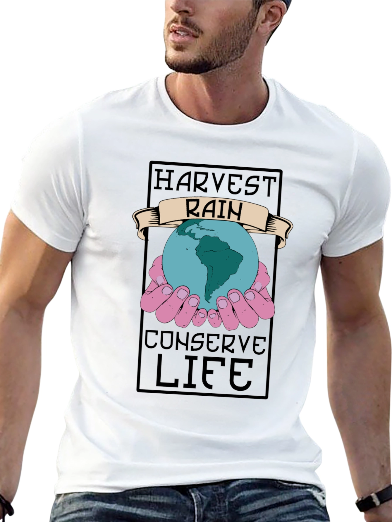 Harvest Rain Conserve Life Graphic Tee