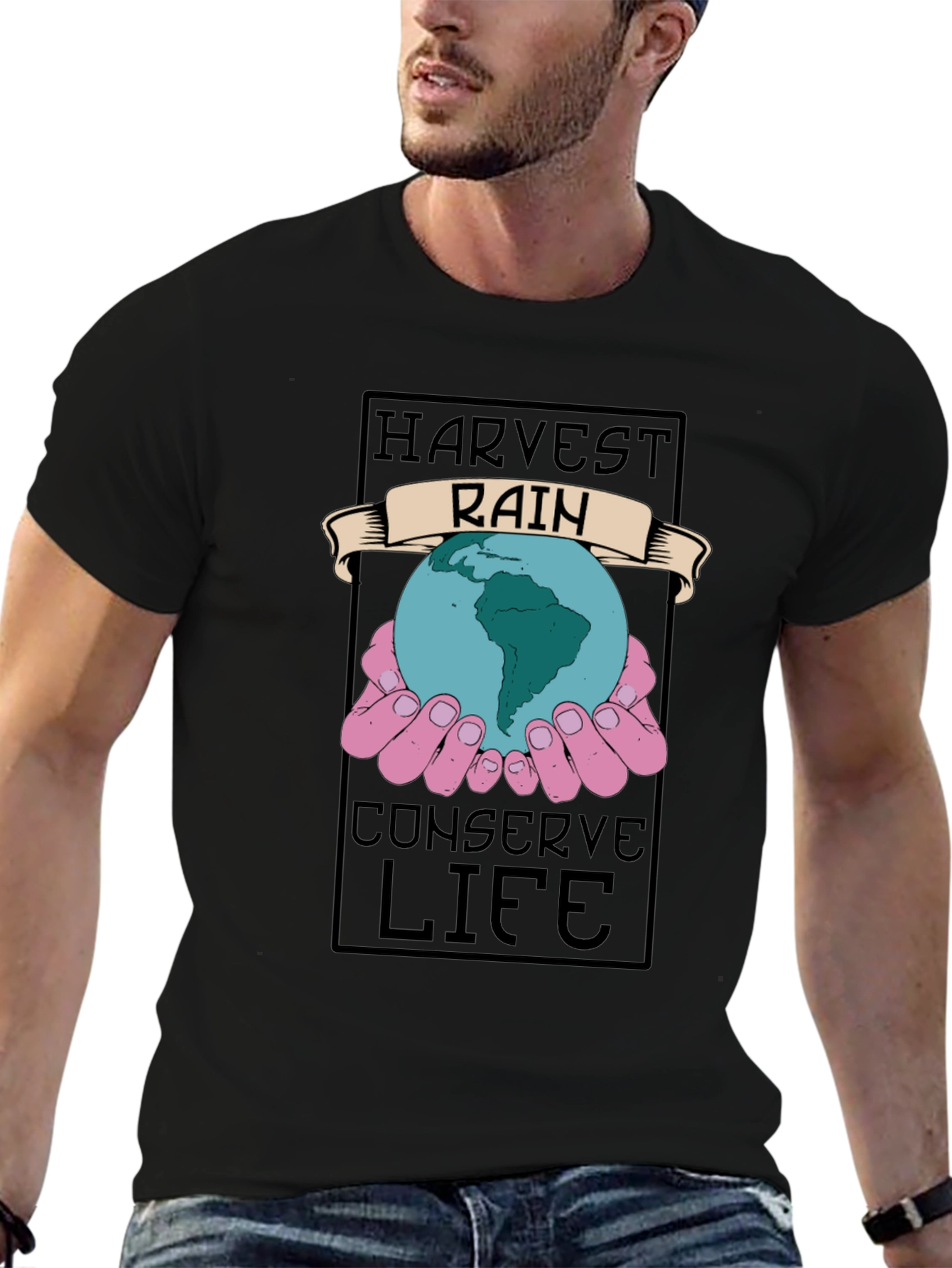 Harvest Rain Conserve Life Graphic Tee