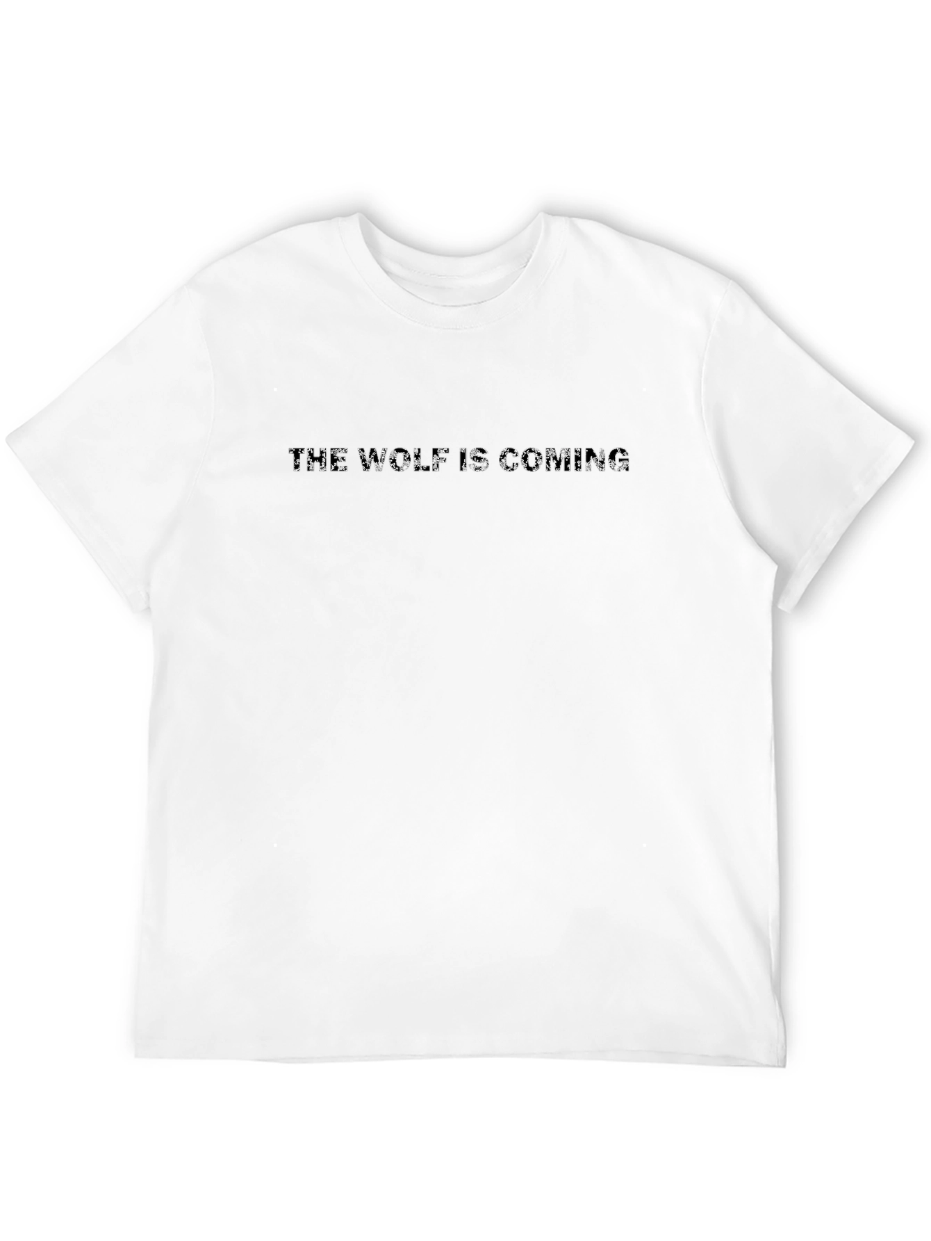 The Wolf Is Coming Graphic Tee - Black