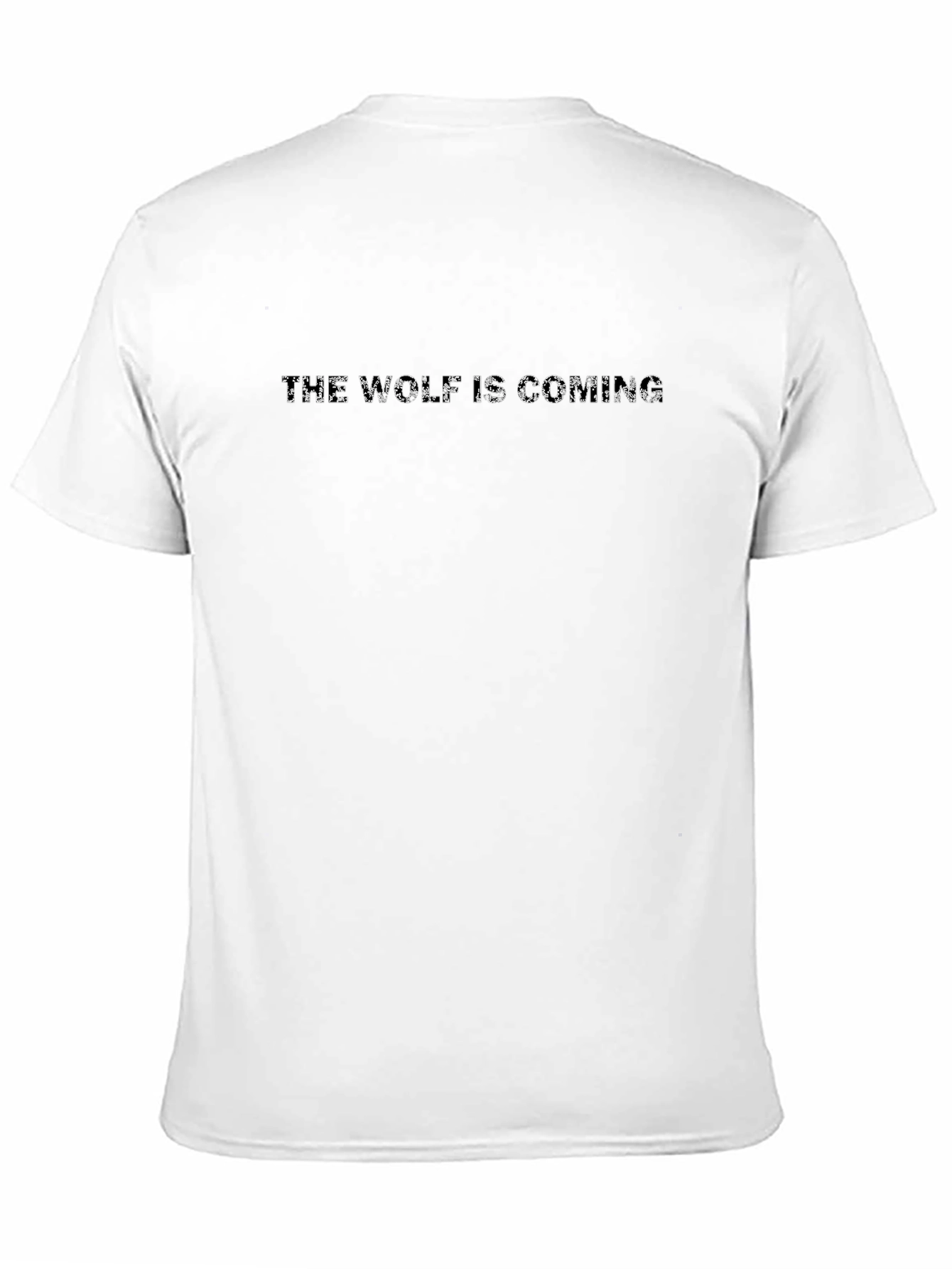 The Wolf Is Coming Graphic Tee - Black