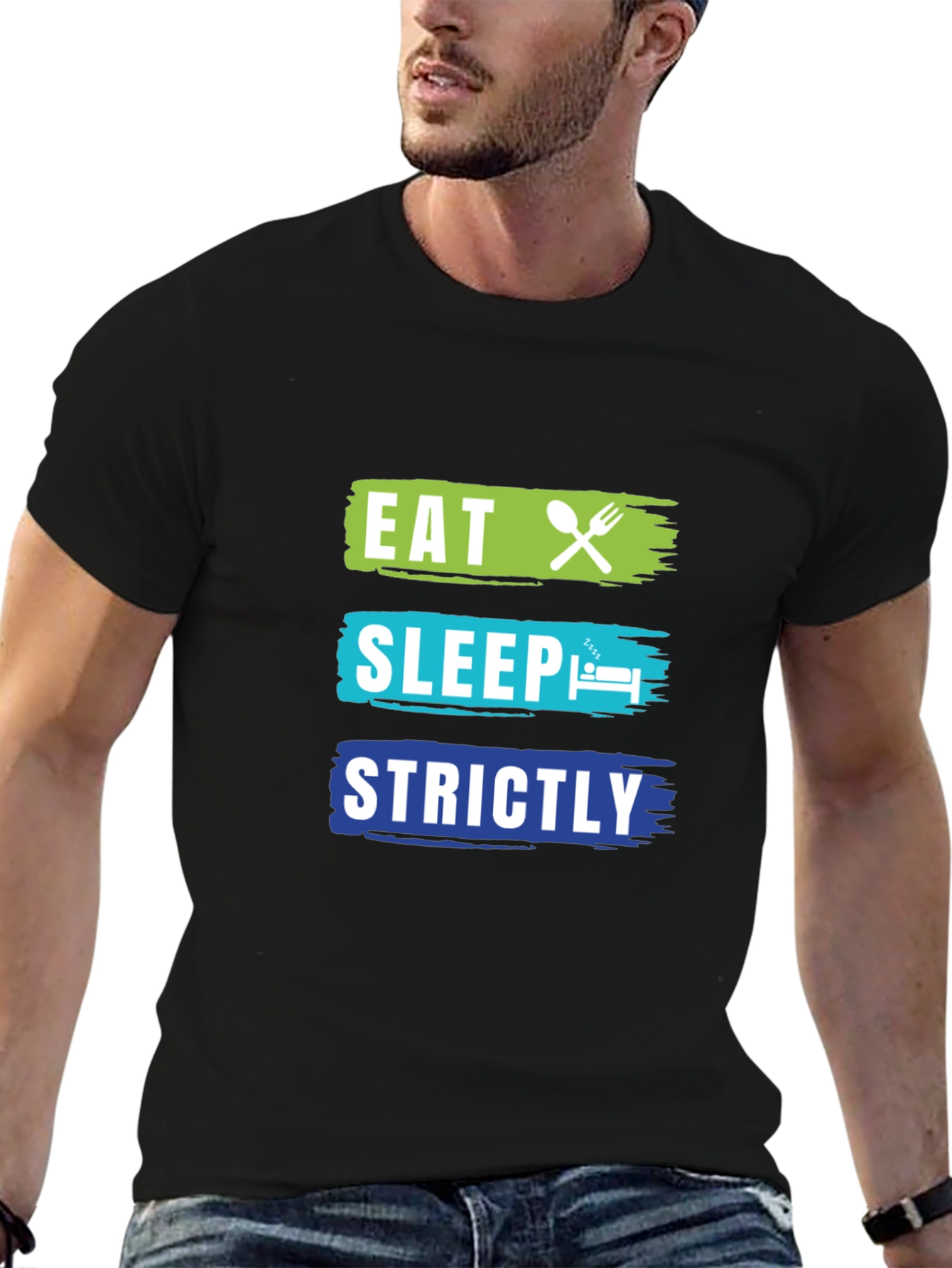 Eat Sleep Strictly T-Shirt - Funny Graphic Tee