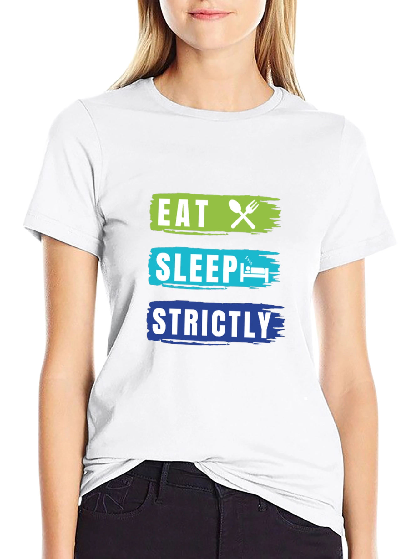 Eat Sleep Strictly T-Shirt - Funny Graphic Tee