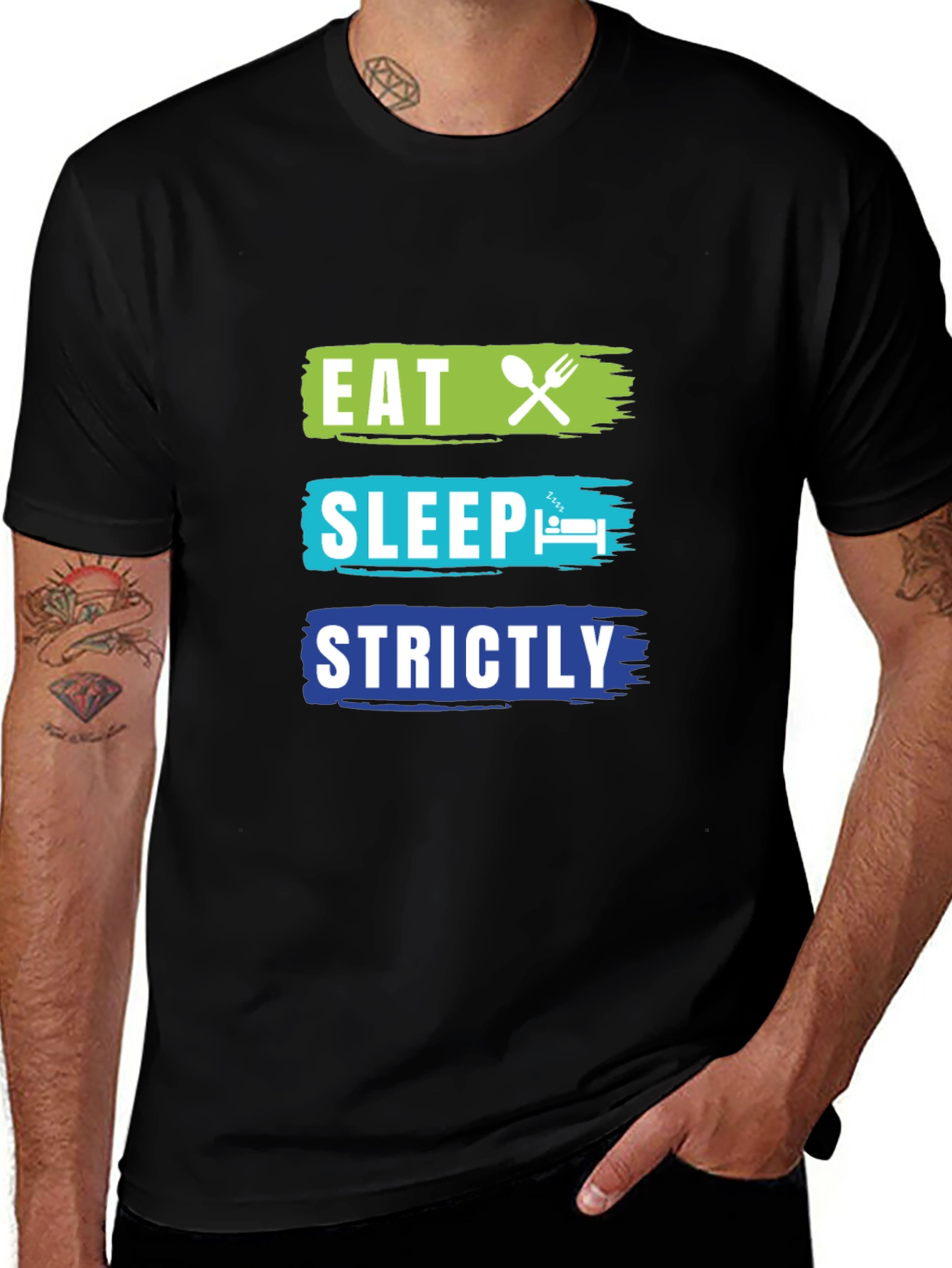 Eat Sleep Strictly T-Shirt - Funny Graphic Tee