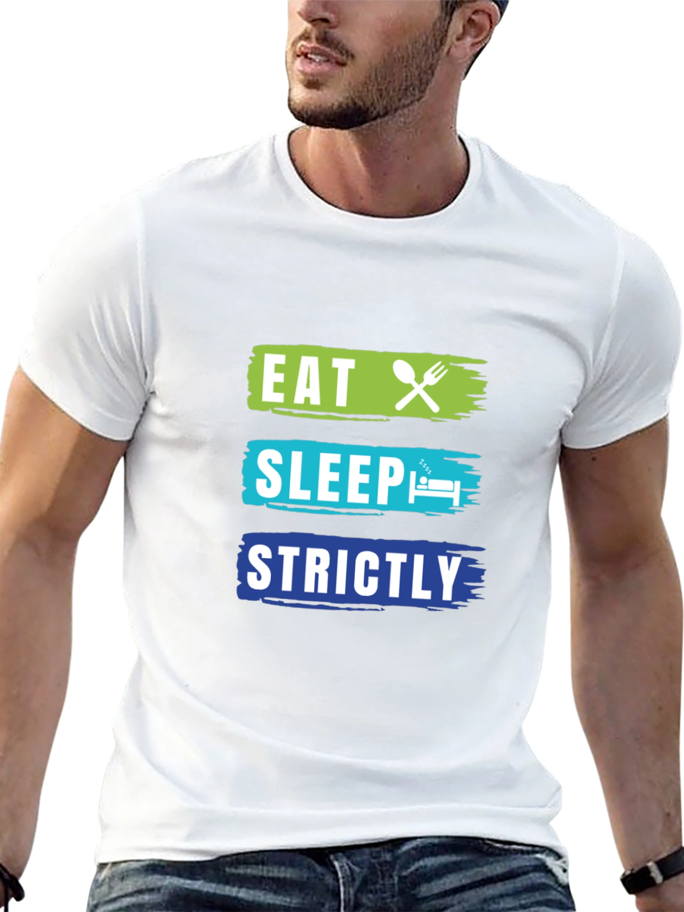 Eat Sleep Strictly T-Shirt - Funny Graphic Tee