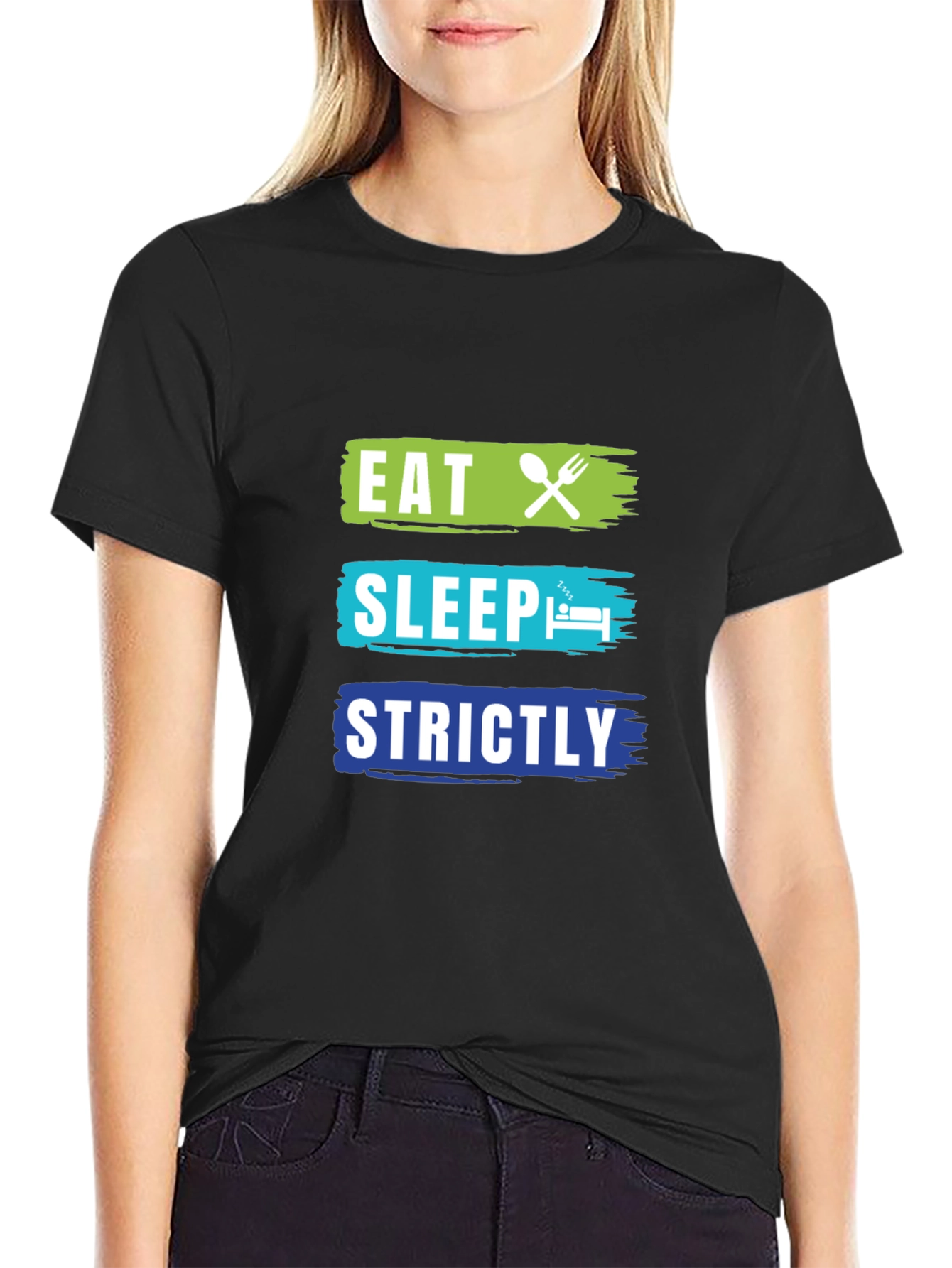 Eat Sleep Strictly T-Shirt - Funny Graphic Tee