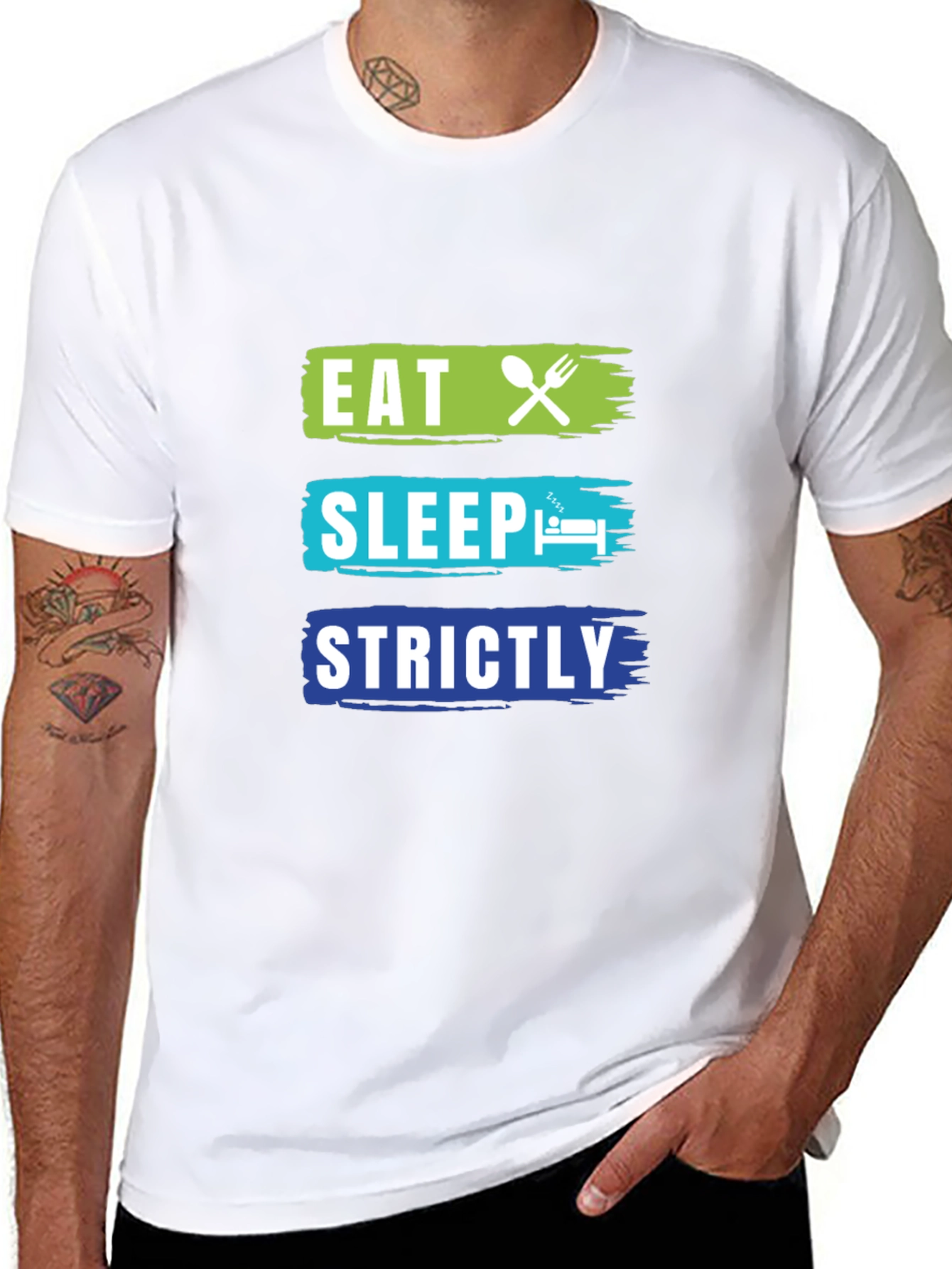 Eat Sleep Strictly T-Shirt - Funny Graphic Tee