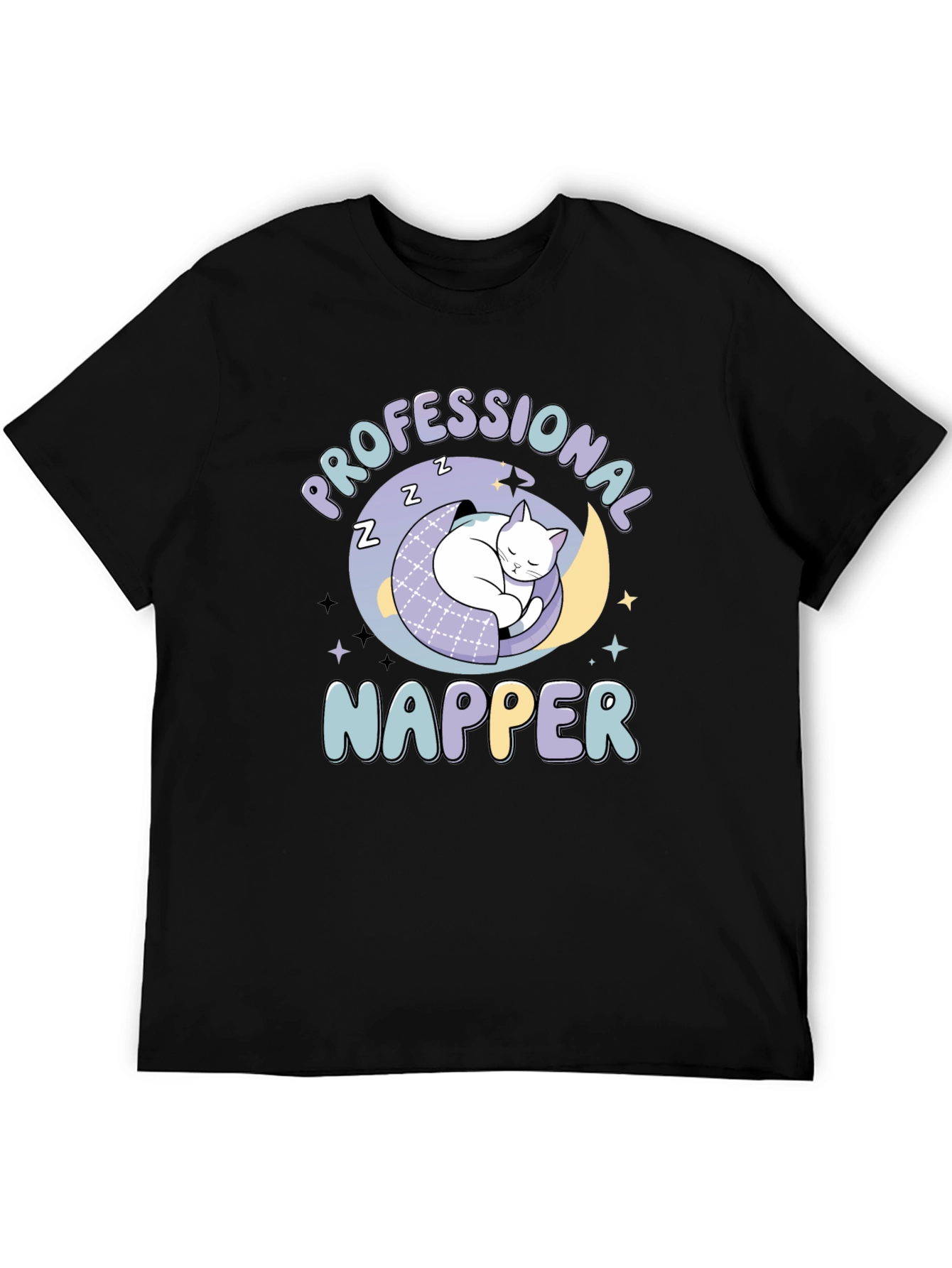 Professional Napper Graphic Tee - Black