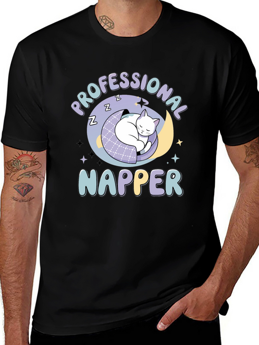 Professional Napper Graphic Tee - Black