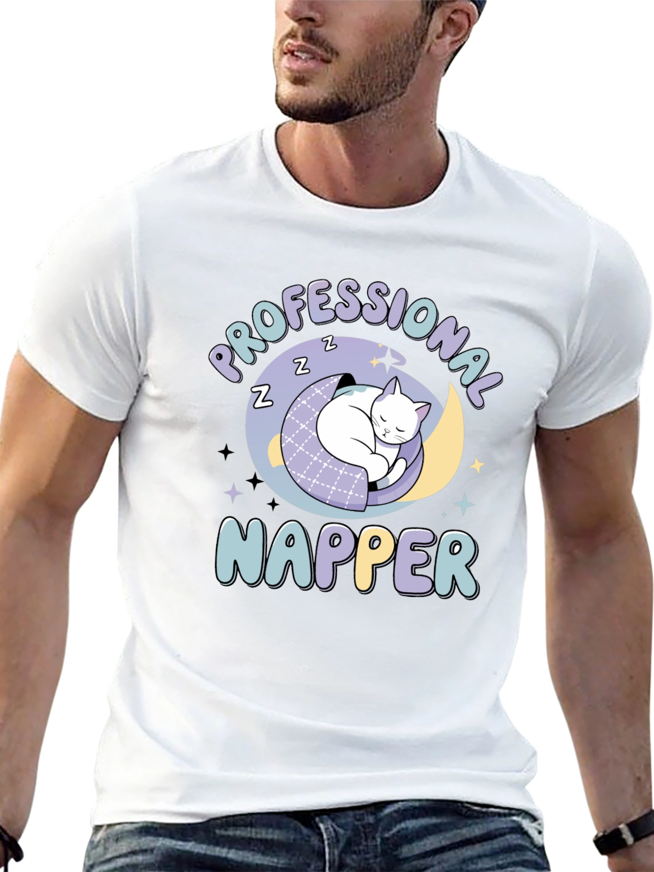 Professional Napper Graphic Tee - Black