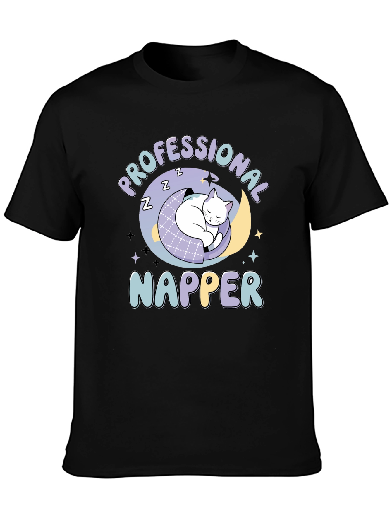 Professional Napper Graphic Tee - Black