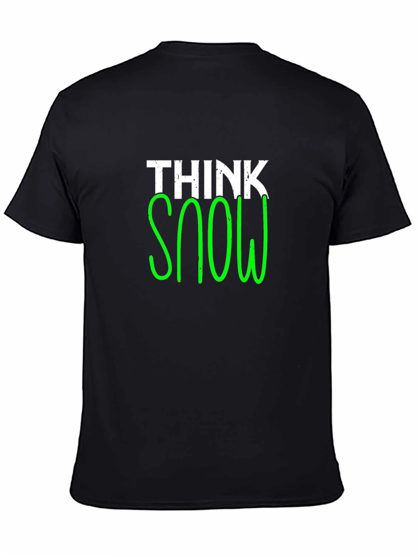 Think Snow Black T-Shirt