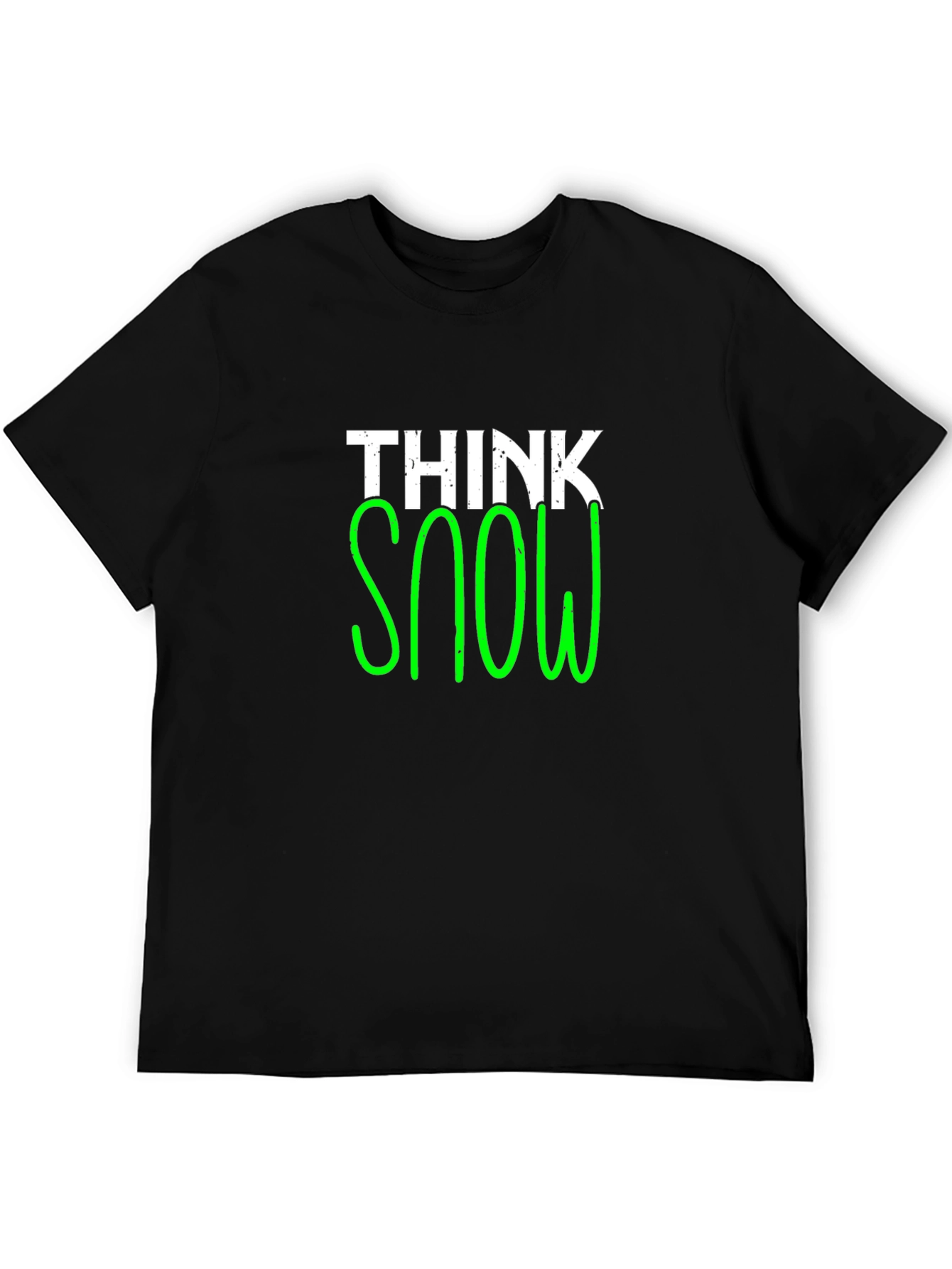 Think Snow Black T-Shirt