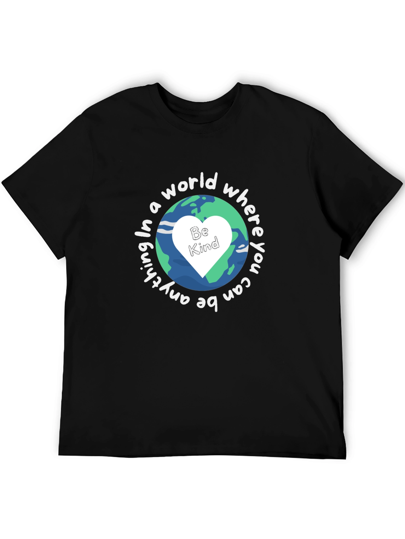 Be Kind T-Shirt Earth Graphic Tee