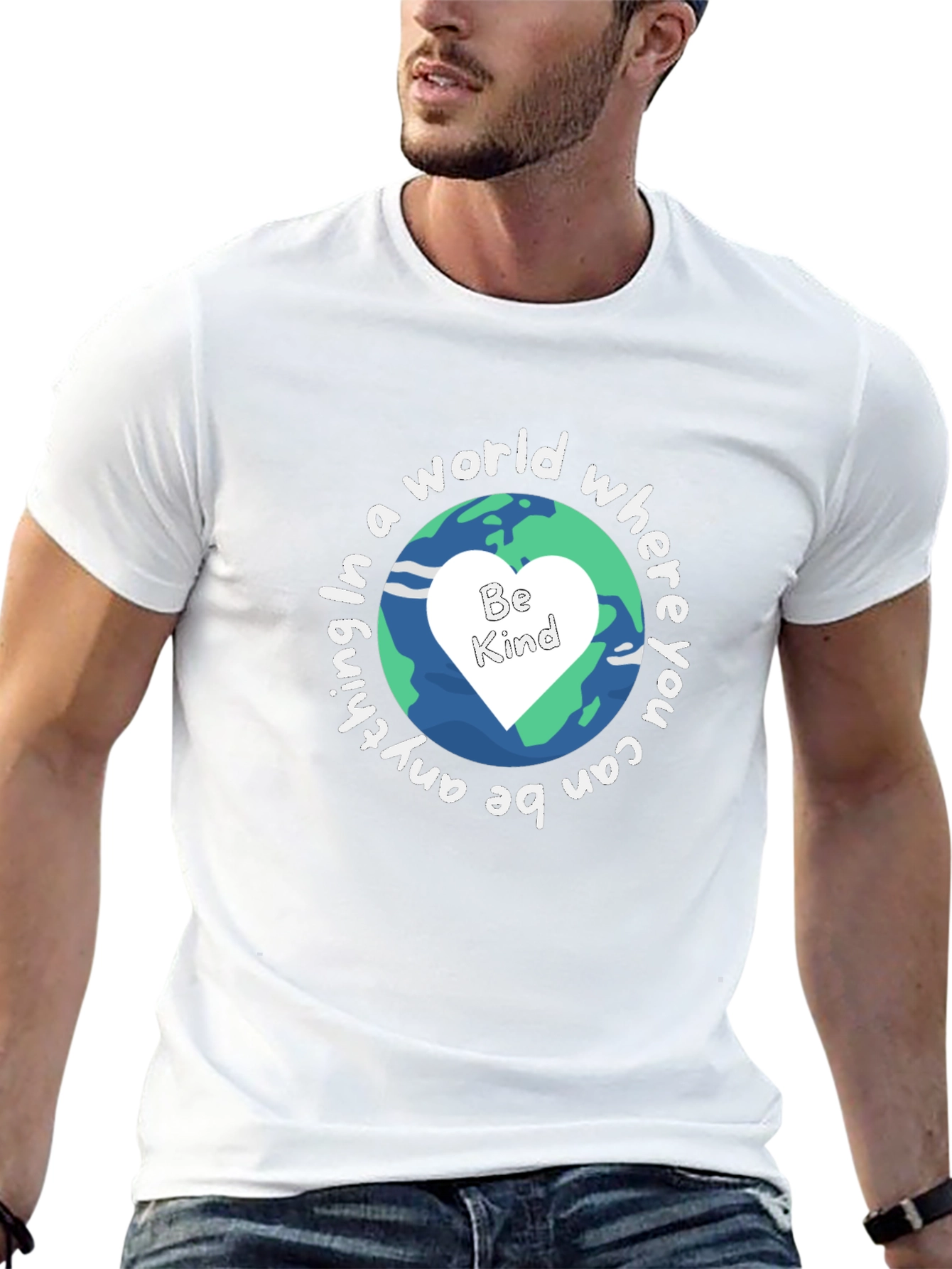 Be Kind T-Shirt Earth Graphic Tee