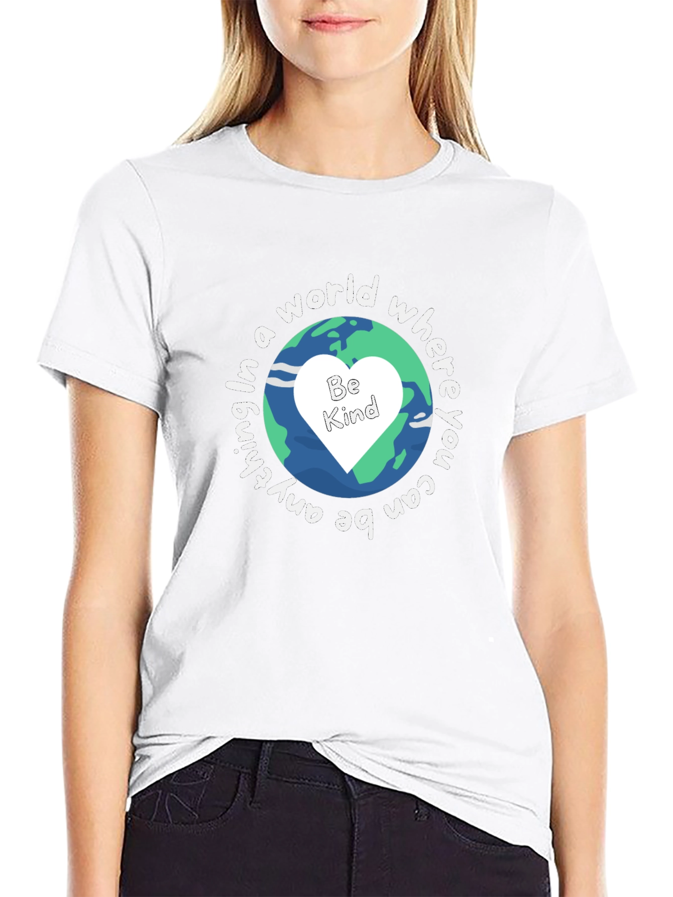 Be Kind T-Shirt Earth Graphic Tee
