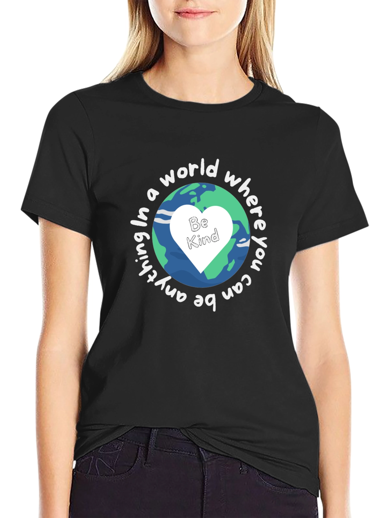 Be Kind T-Shirt Earth Graphic Tee